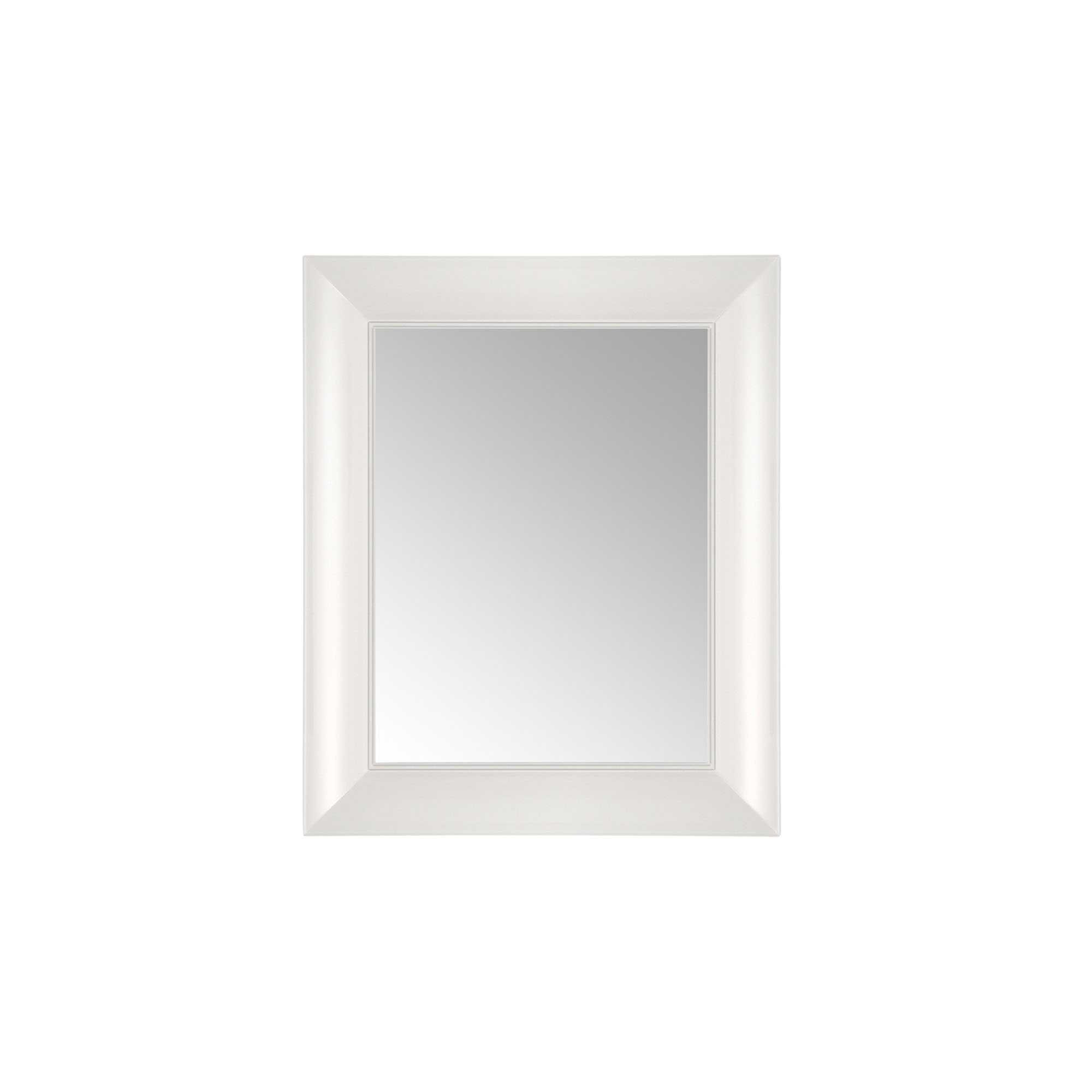 Kartell - Francois Ghost Mirror 79x65 White - Väggspeglar - Philippe Starck - Vit