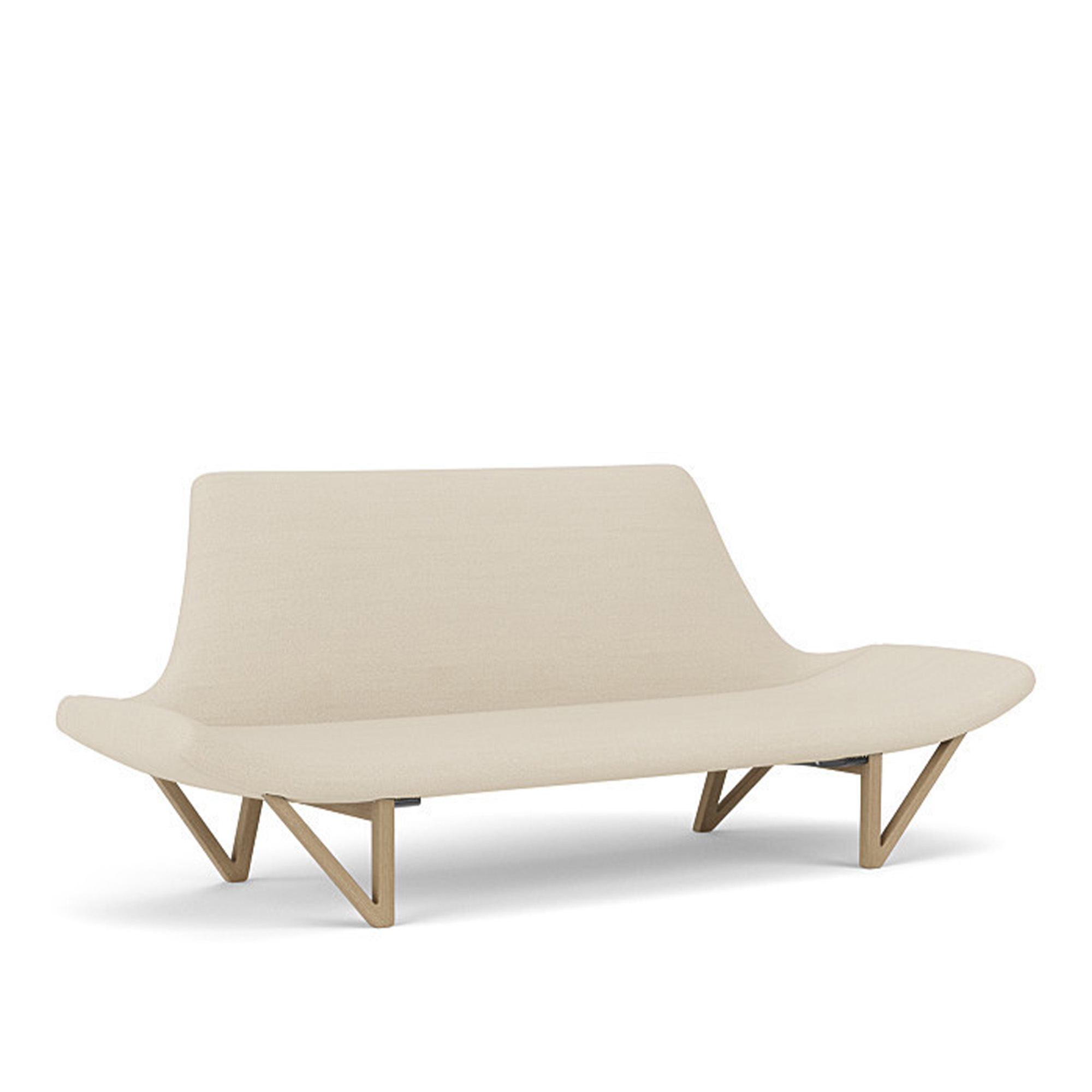 Audo Copenhagen - Pagode Sofa Natural Oak / Hallingdal 0200 - Soffor - Edvard Kindt-Larsen,Tove Kindt-Larsen - Beige