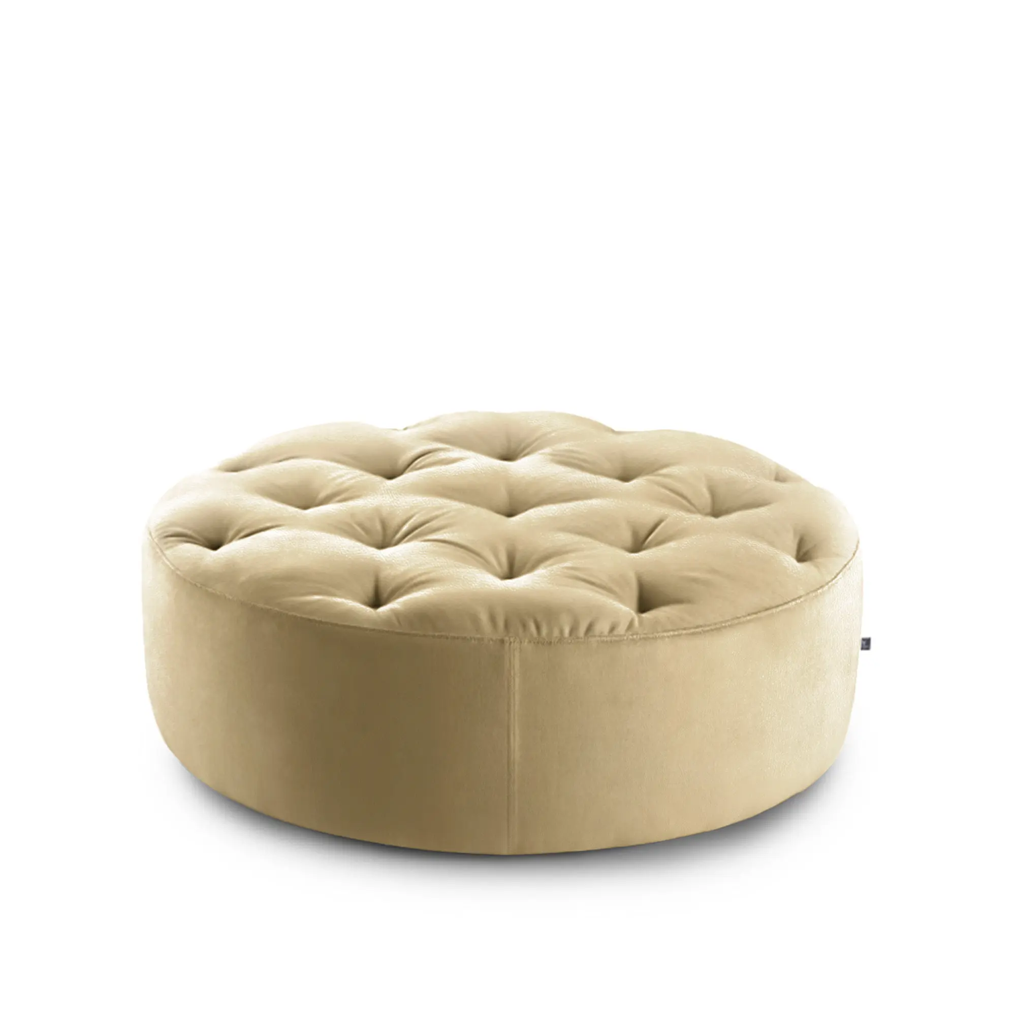 Wheel sittpuff flera knappar Ø 120 cm