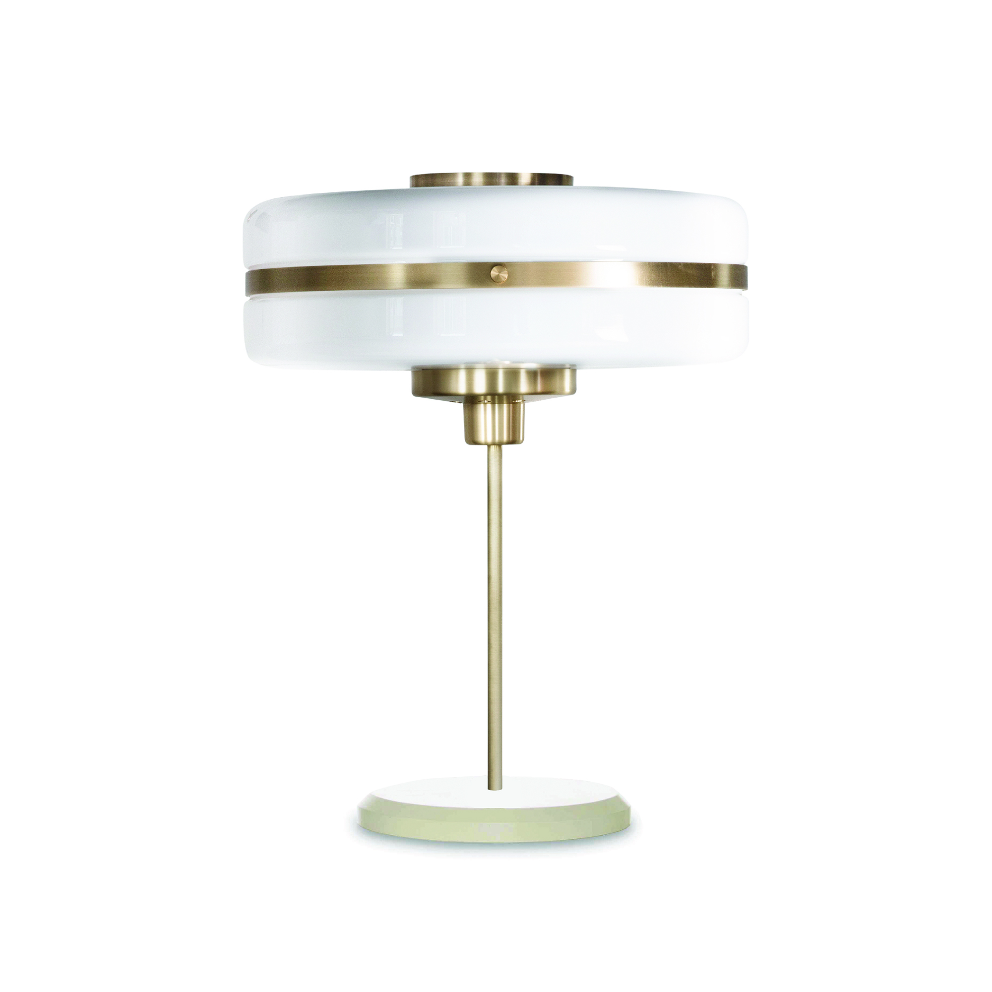 Bert Frank - Masina Table Lamp Brass/Opal - Bordslampor - Guld