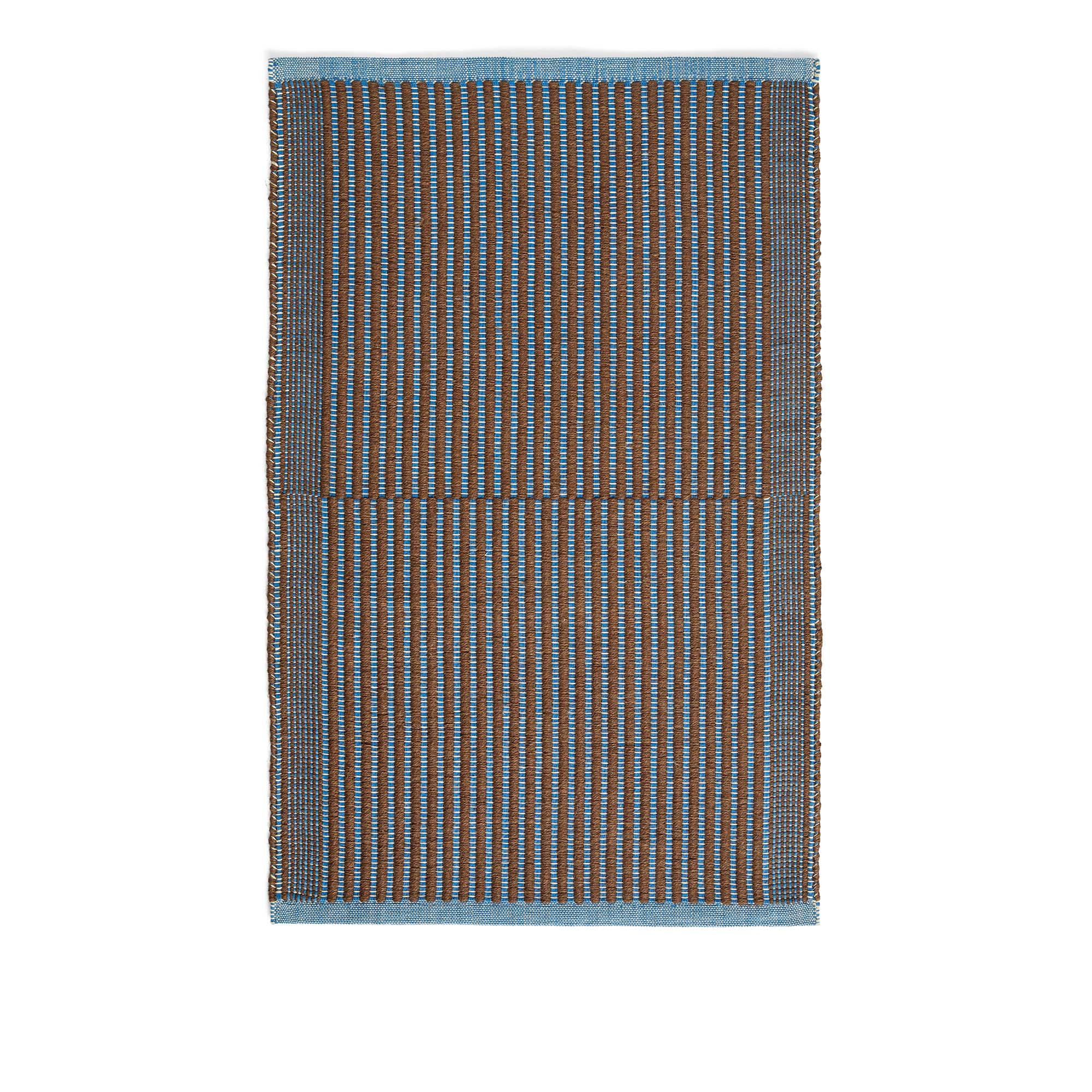 Tapis Mat 60 x 95 / Chestnut and blue