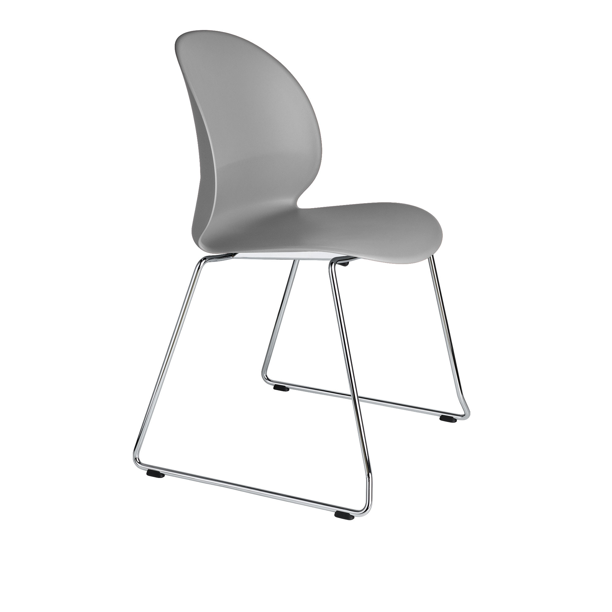 Fritz Hansen - N02-20 Recycle Grey - Matstolar - Nendo - Grå - Metall/Plast