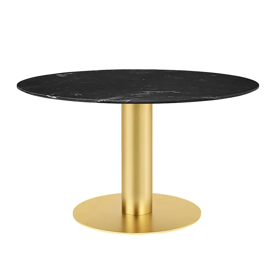 GUBI 2.0 matbord Ø130 cm mässing