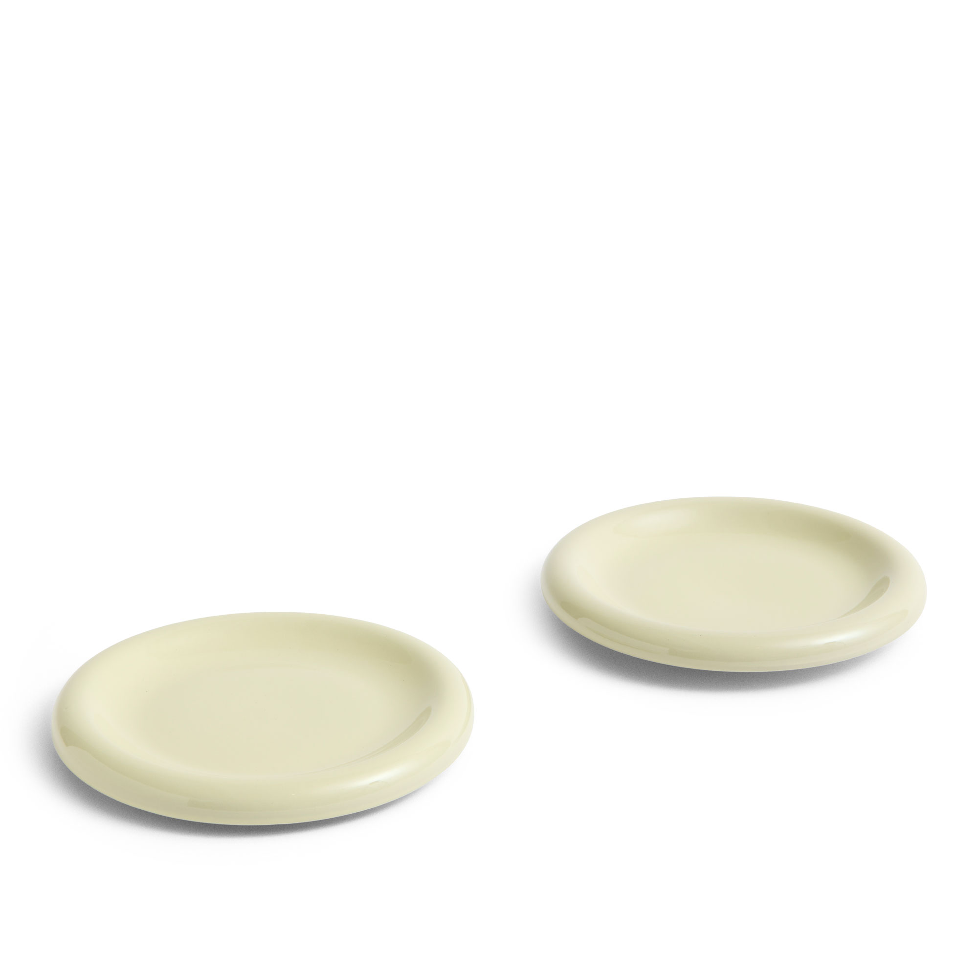 HAY - Barro Plate Set of 2 &Oslash;18 Pistachio - Assietter - Pereira Office - Gr&ouml;n - Naturmaterial
