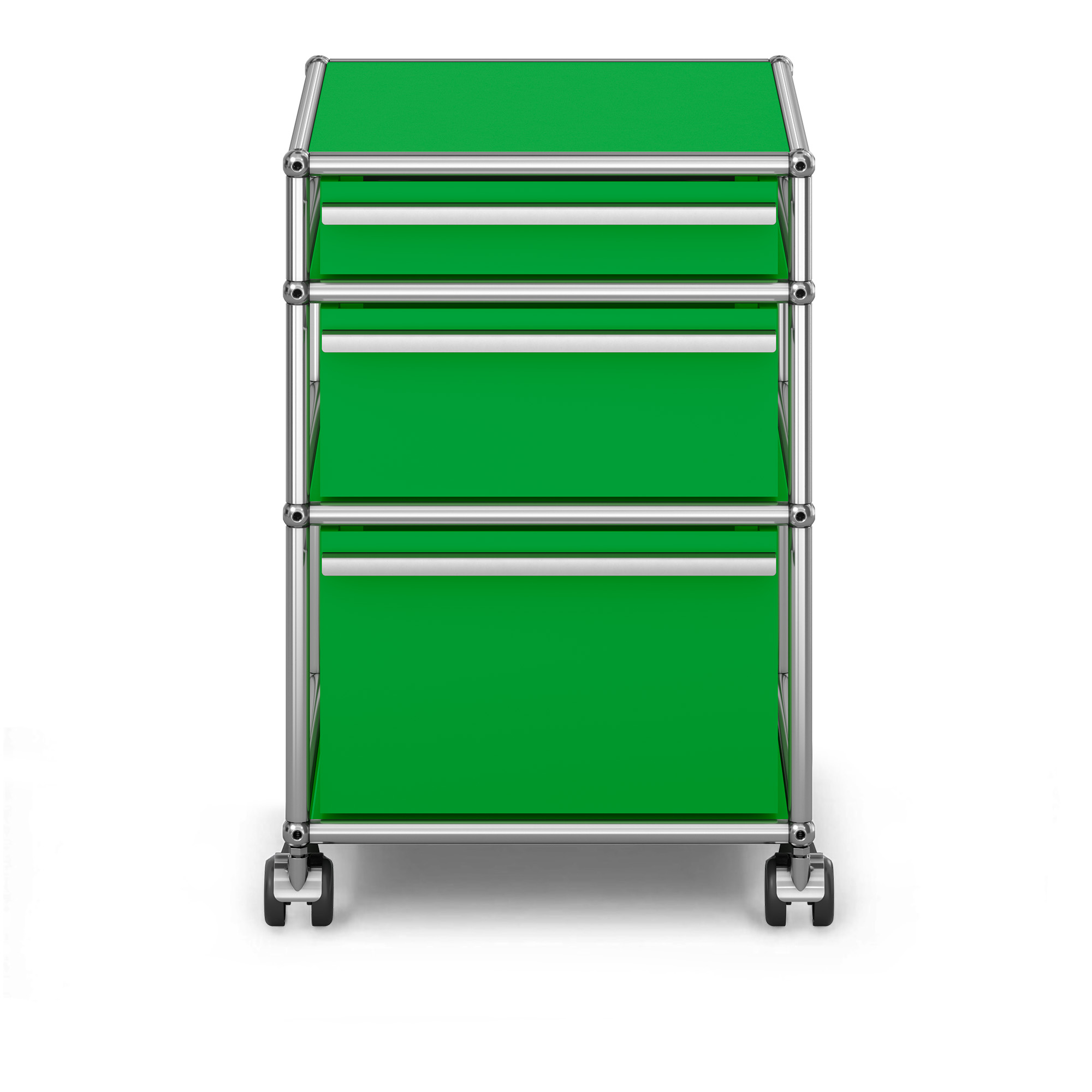 USM - USM Haller M63 28 USM Green - Hurtsar - Fritz Haller & Paul Schärer - Grön - Metall | Möbler - Förvaring Och Hyllor - Hurtsar | Möbelexperten
