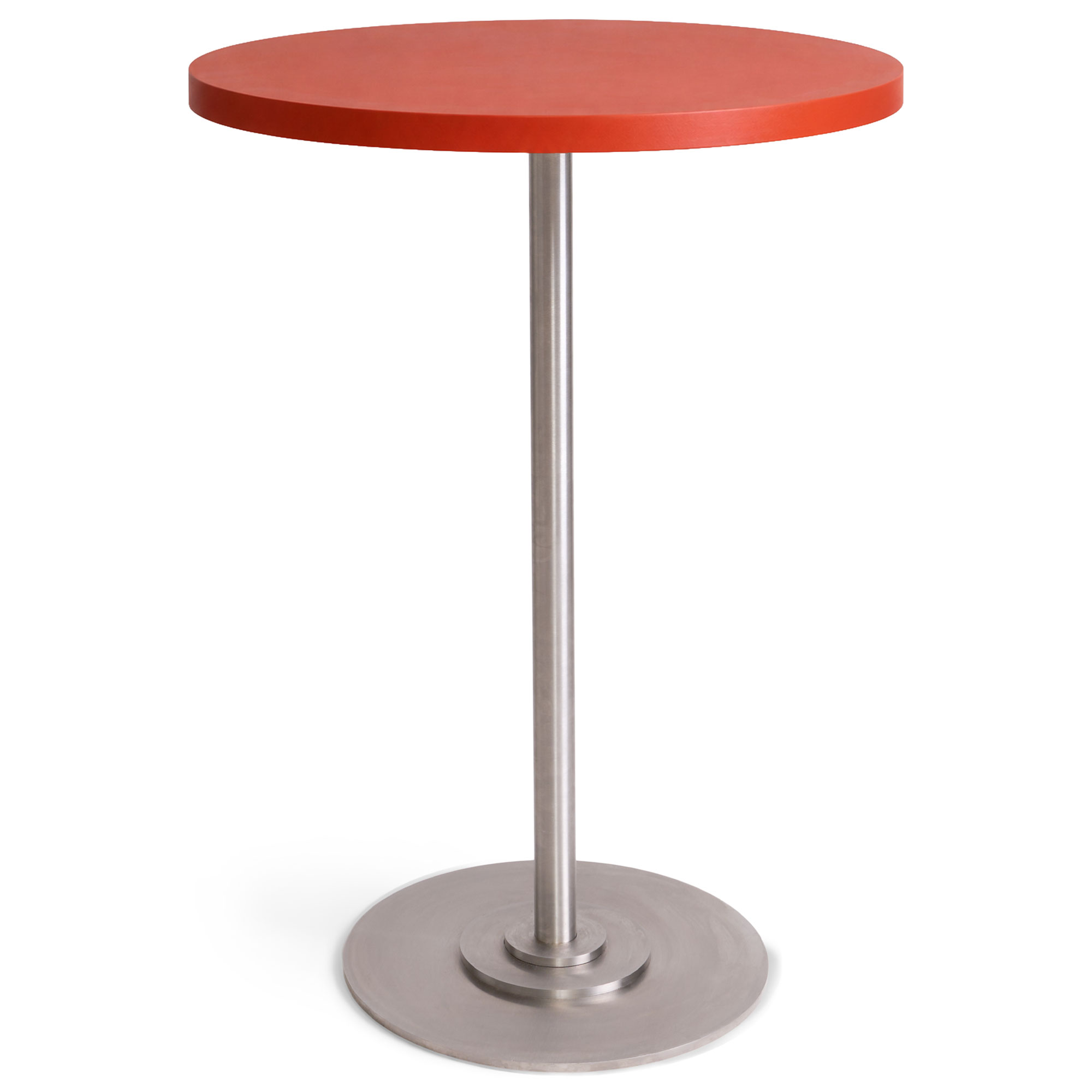 Frama - Table 57 matbord 55 cm rostfritt stål / red - Matbord - Per Holland Bastrup - Röd - Metall | Möbler - Bord - Matbord | Möbelexperten