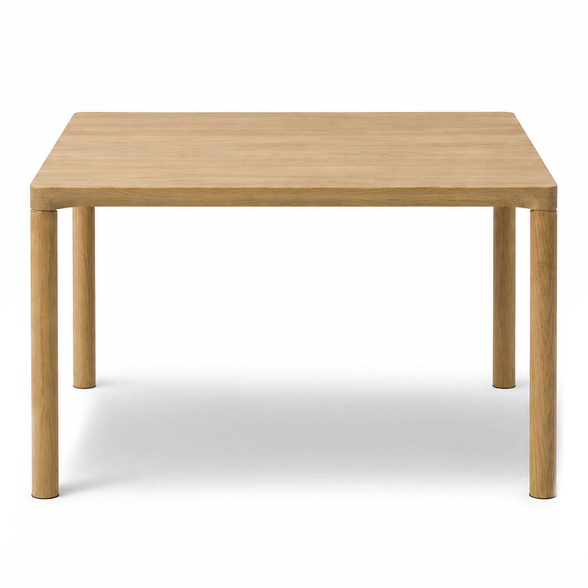 Fredericia Furniture - Piloti soffbord 63 x 63 cm oljad ek - Soffbord - Hugo Passos - Brun - Tr&auml;