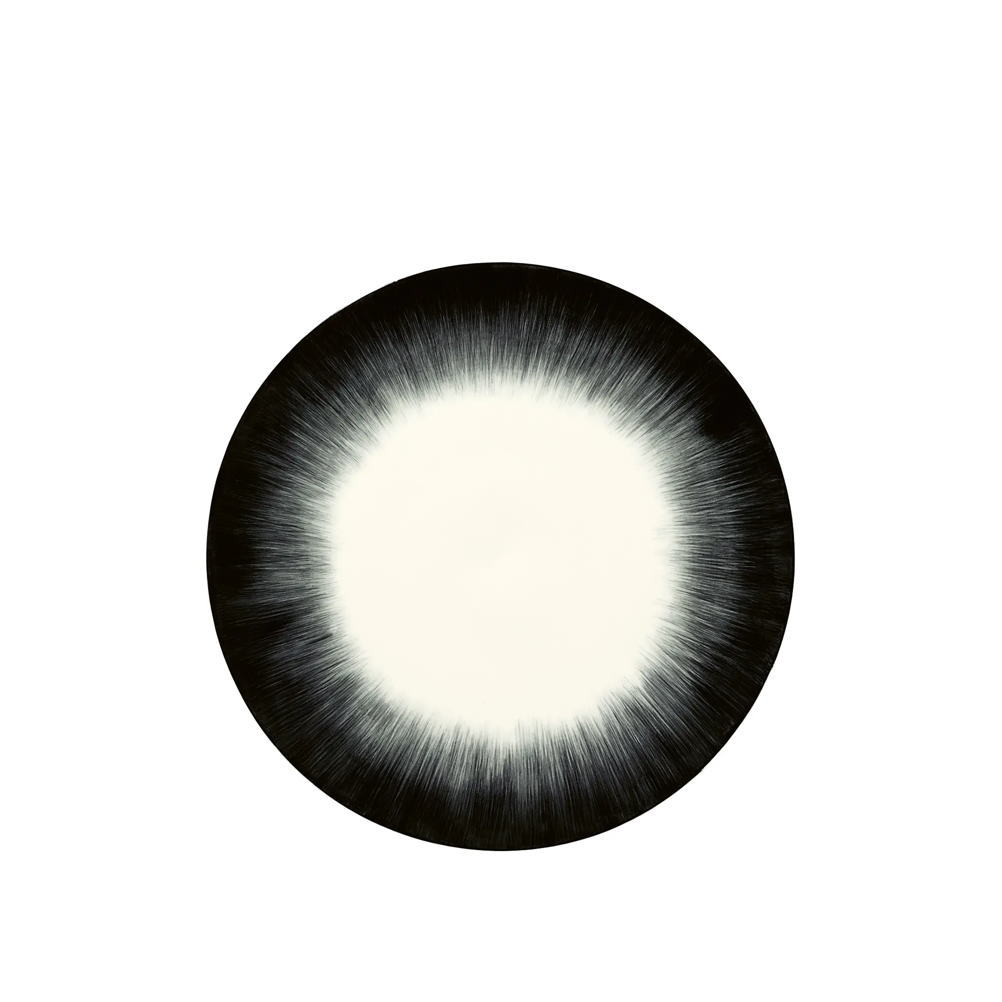 Plate Dé White/Black Var 5