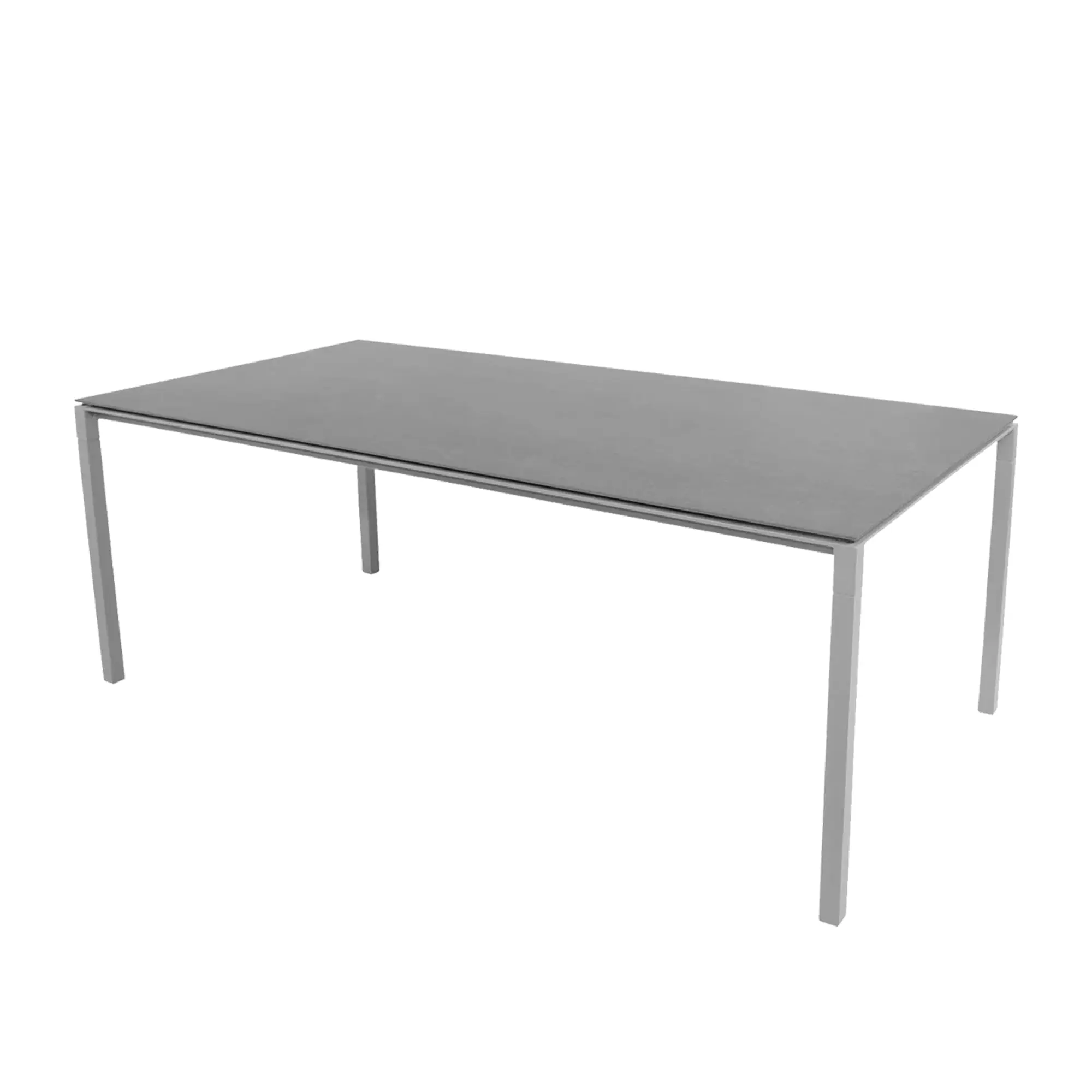 Pure matbord 280x100 cm Light Grey