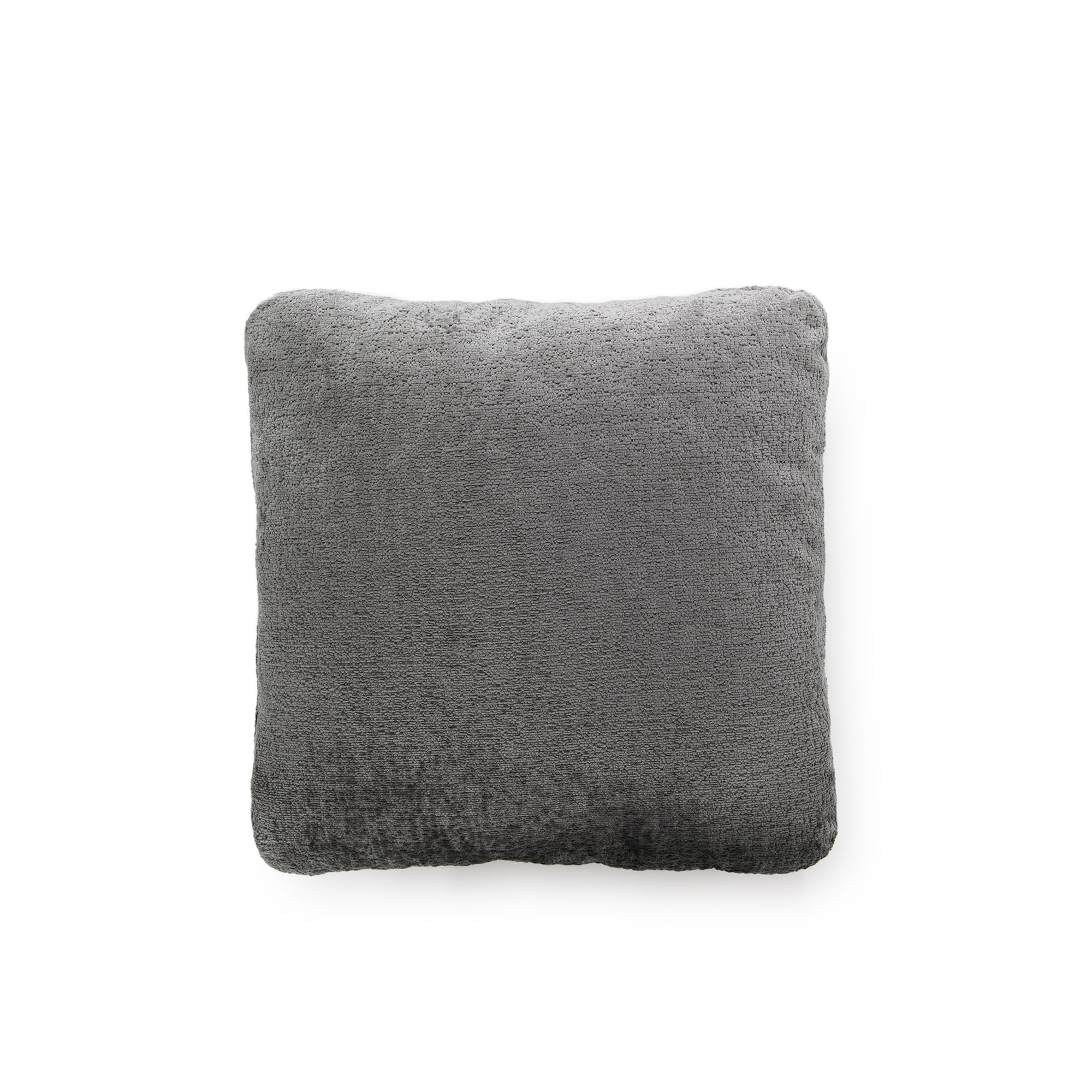 Kartell - K-wating Cushion 48x48 Chenille Gray - Prydnadskuddar & kuddfodral - Rodolfo Dordoni - Grå