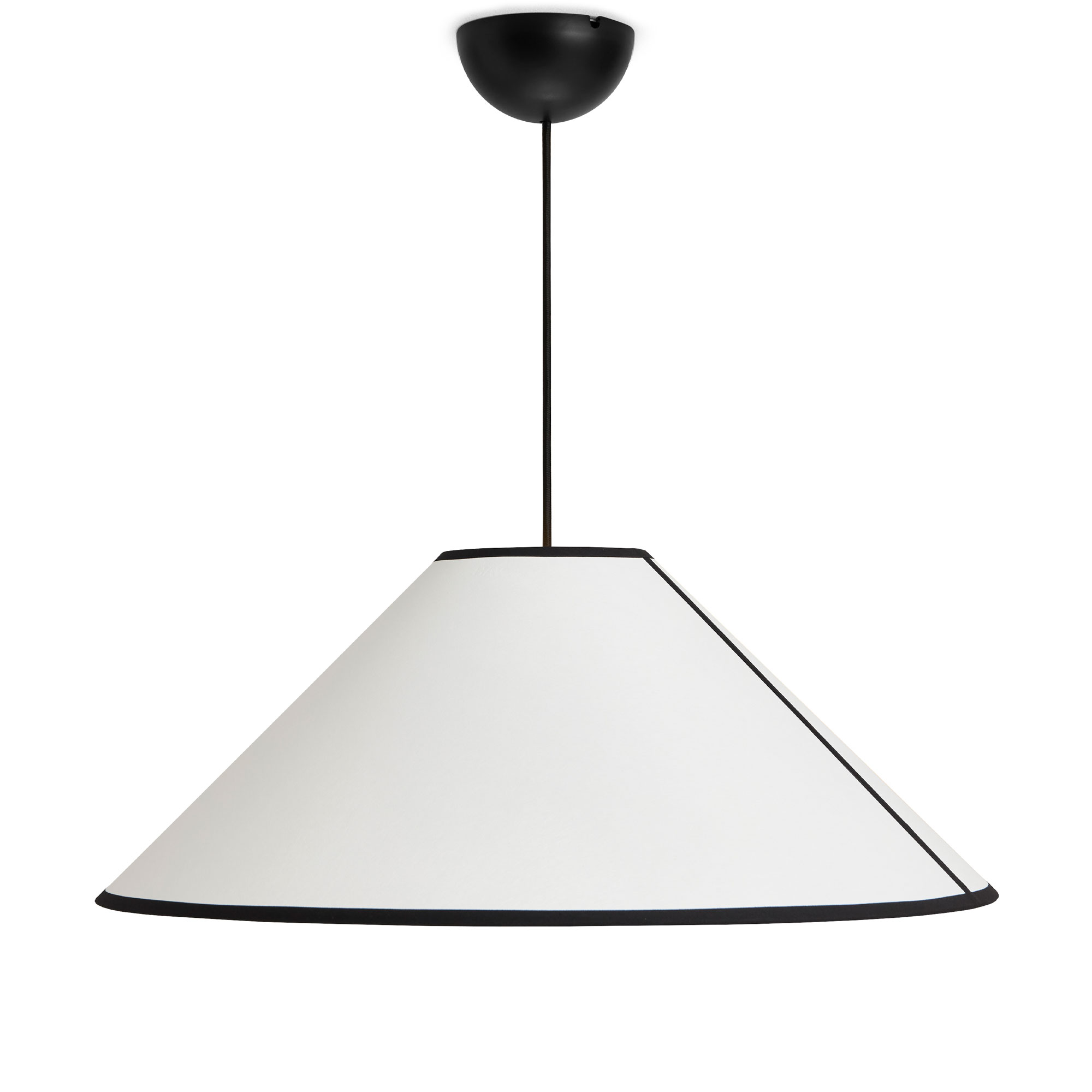 HAY - Ava Cone Pendant 600 - Pendellampor - Ana Kraš - Vit - Plast | Belysning - Taklampor - Pendellampor | Möbelexperten