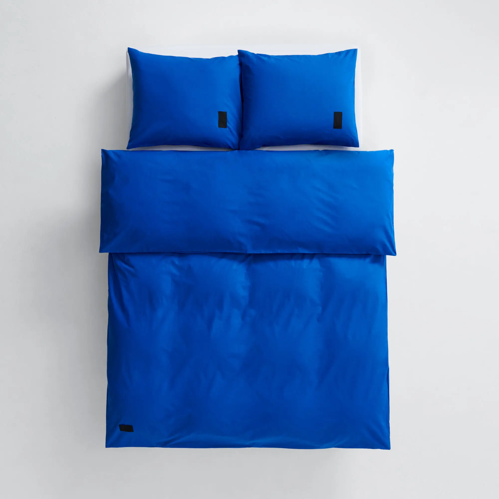 Pure Duvet Cover Poplin Italian Blue