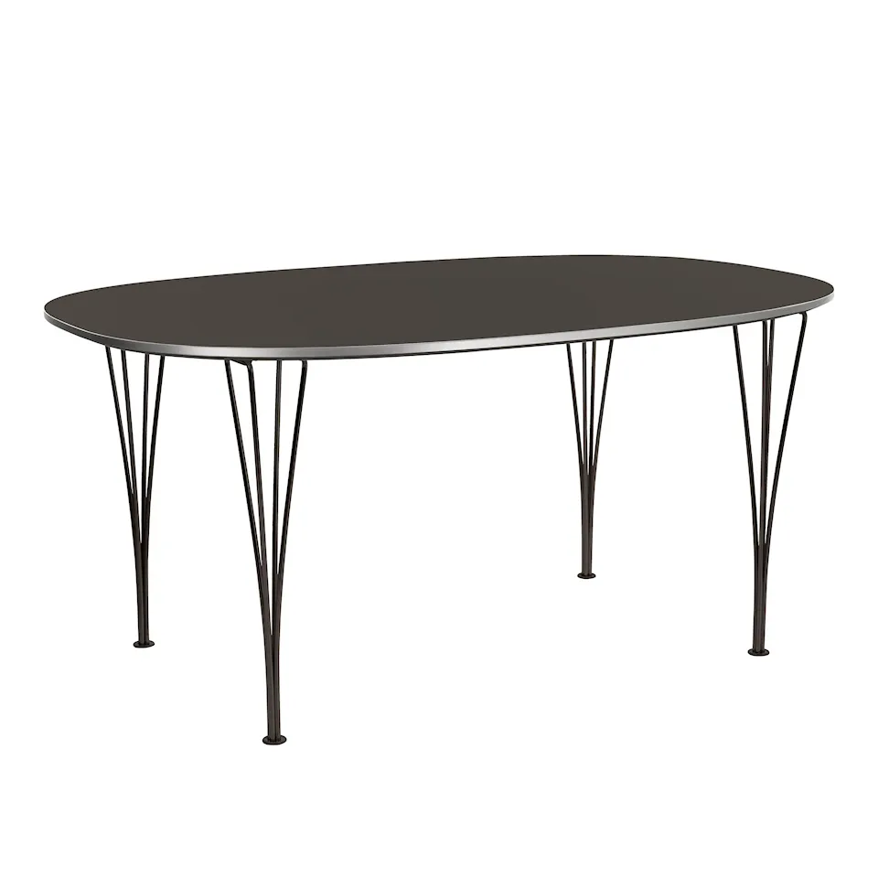 B612 Superellips matbord 100 x 150 cm Grey