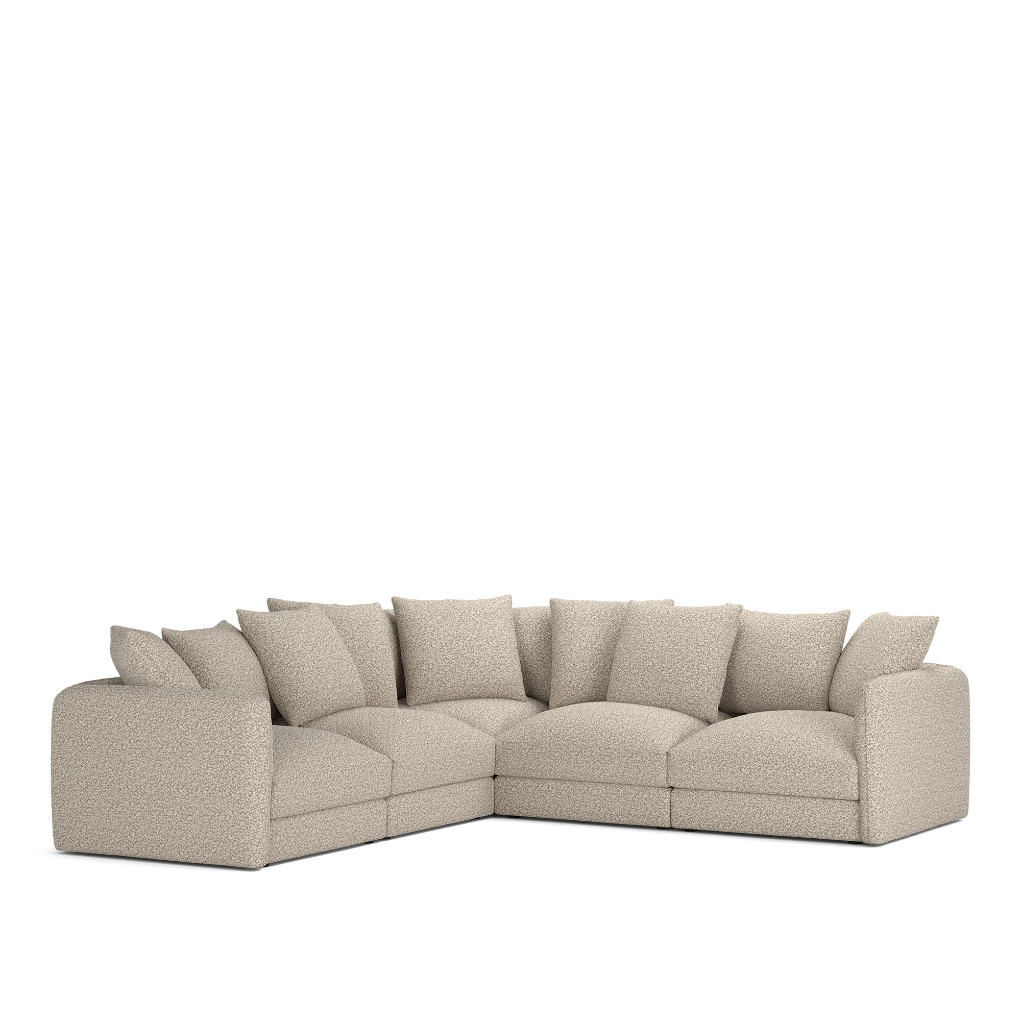 NOGA - Pavarotti 5-Seater Corner Vellus 03 Fixed Upholstery - Soffor