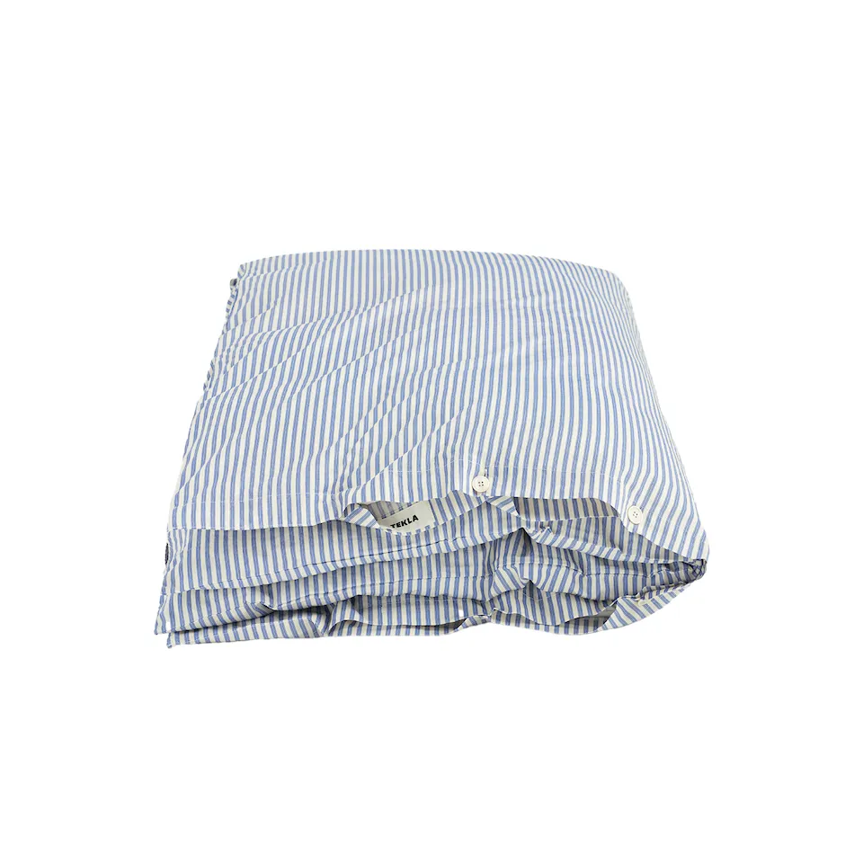 Percale stripes duvet cover single 150x210cm