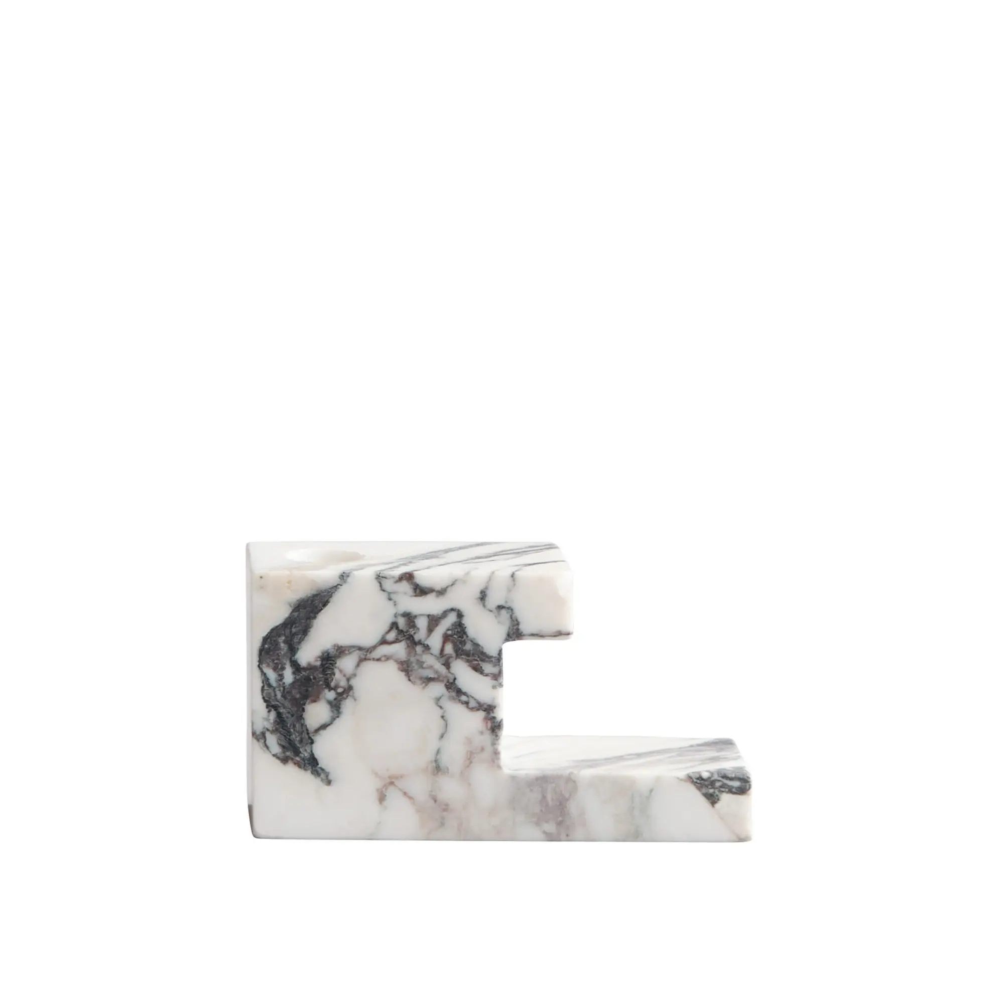 Brick Candle Holder Calacatta