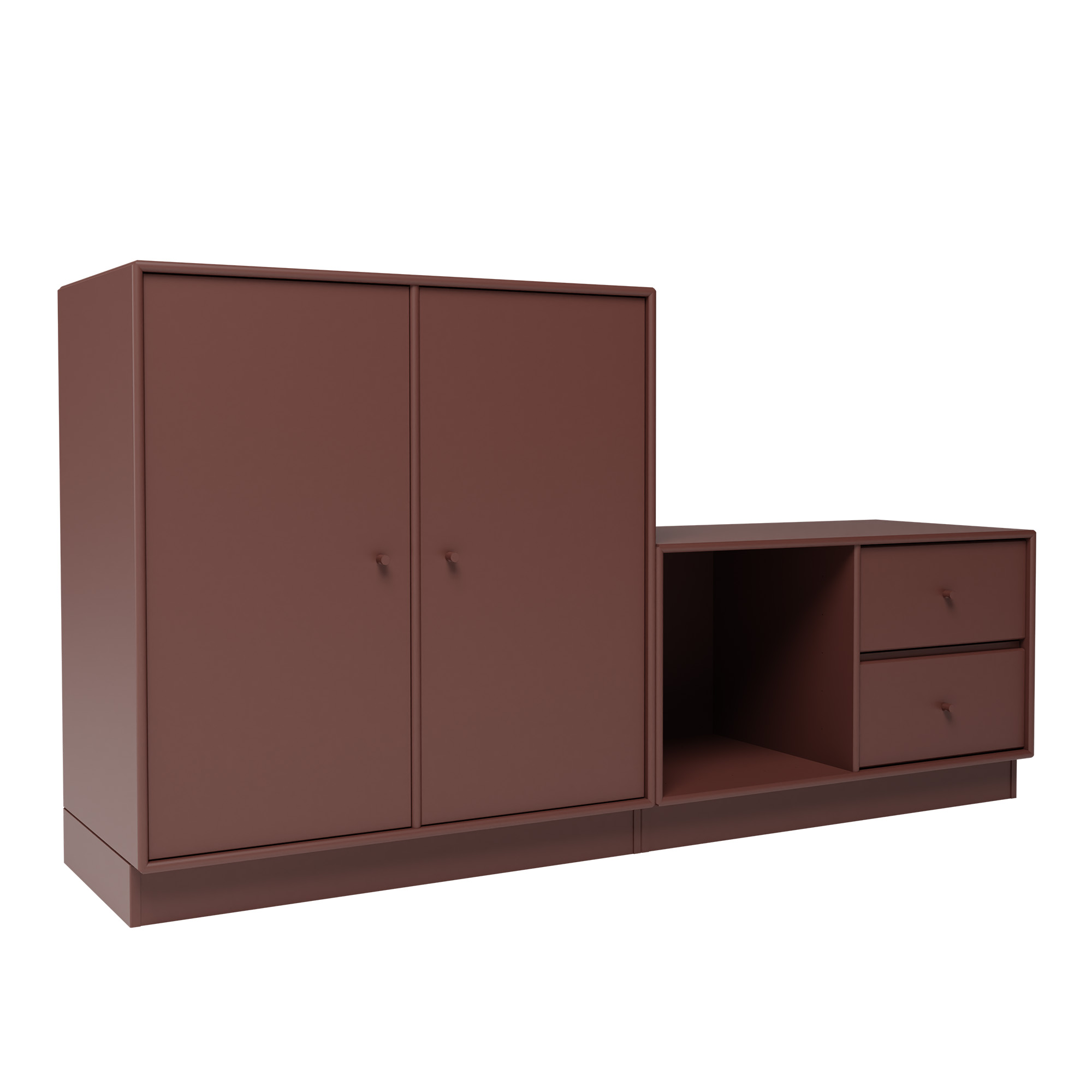 Montana - Rest I Bench 155-Masala 07 Plinth 7 cm - Sk&aring;p och vitrinsk&aring;p - Peter J. Lassen - Brun - Tr&auml;