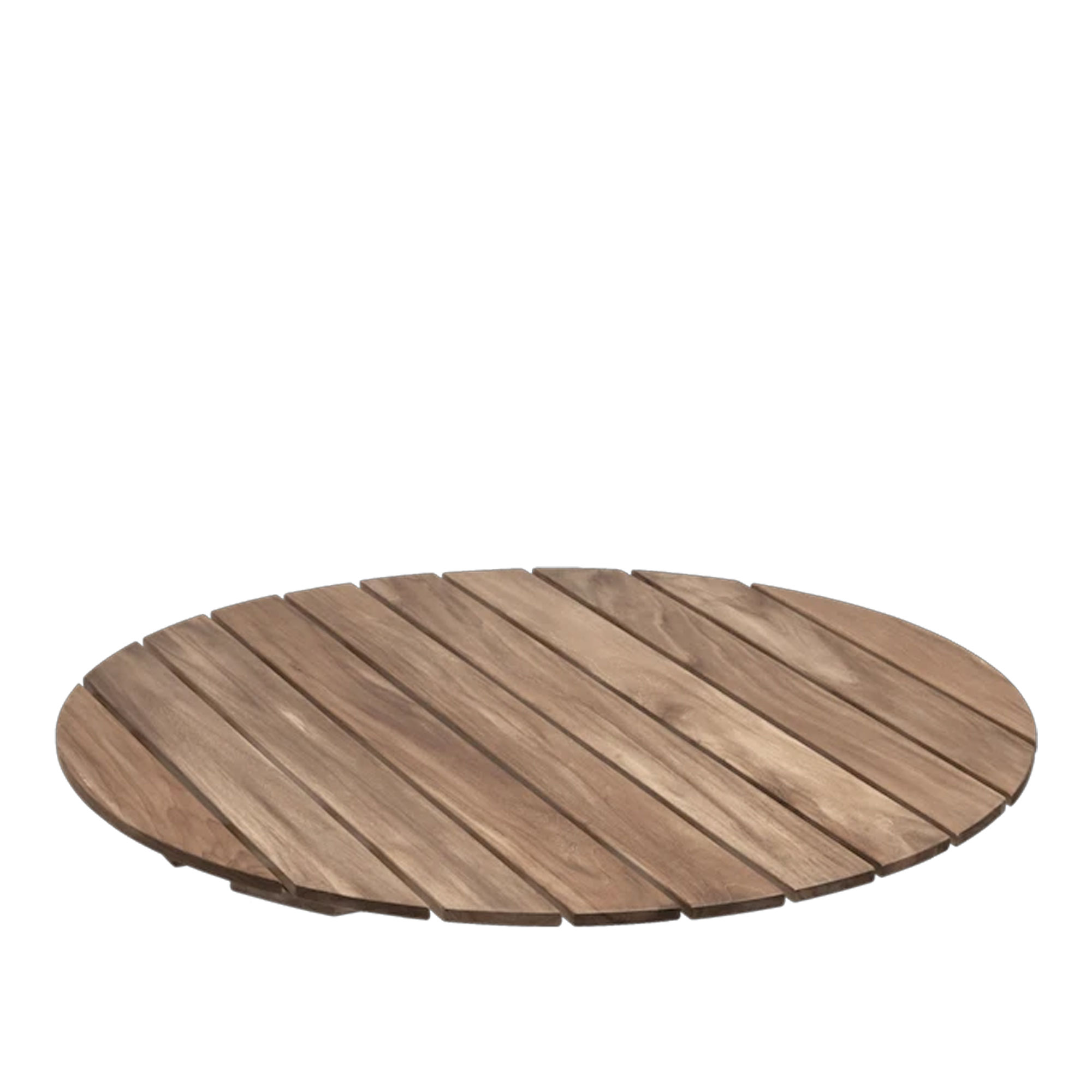 Grythyttan Stålmöbler - Träsats 9A Bordsskiva Ø100 cm Obehandlad teak | Utemöbler - Tillbehör Utemöbler | Möbelexperten