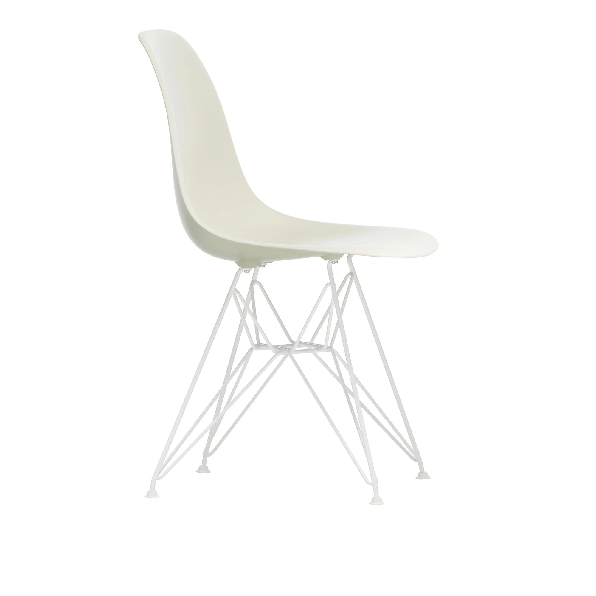 Eames RE Plastic Chair DSR stol White