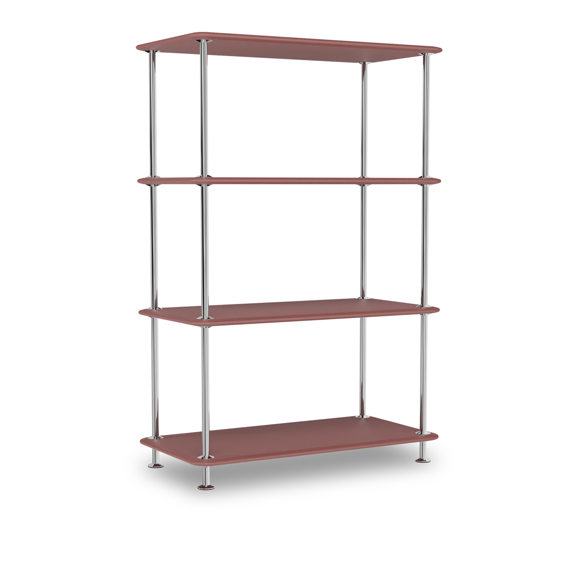 montana - montana free 300000 231-masalastructure 44c-chrome - hyllor & hyllsystem - jakob wagner - röd - metall/trä