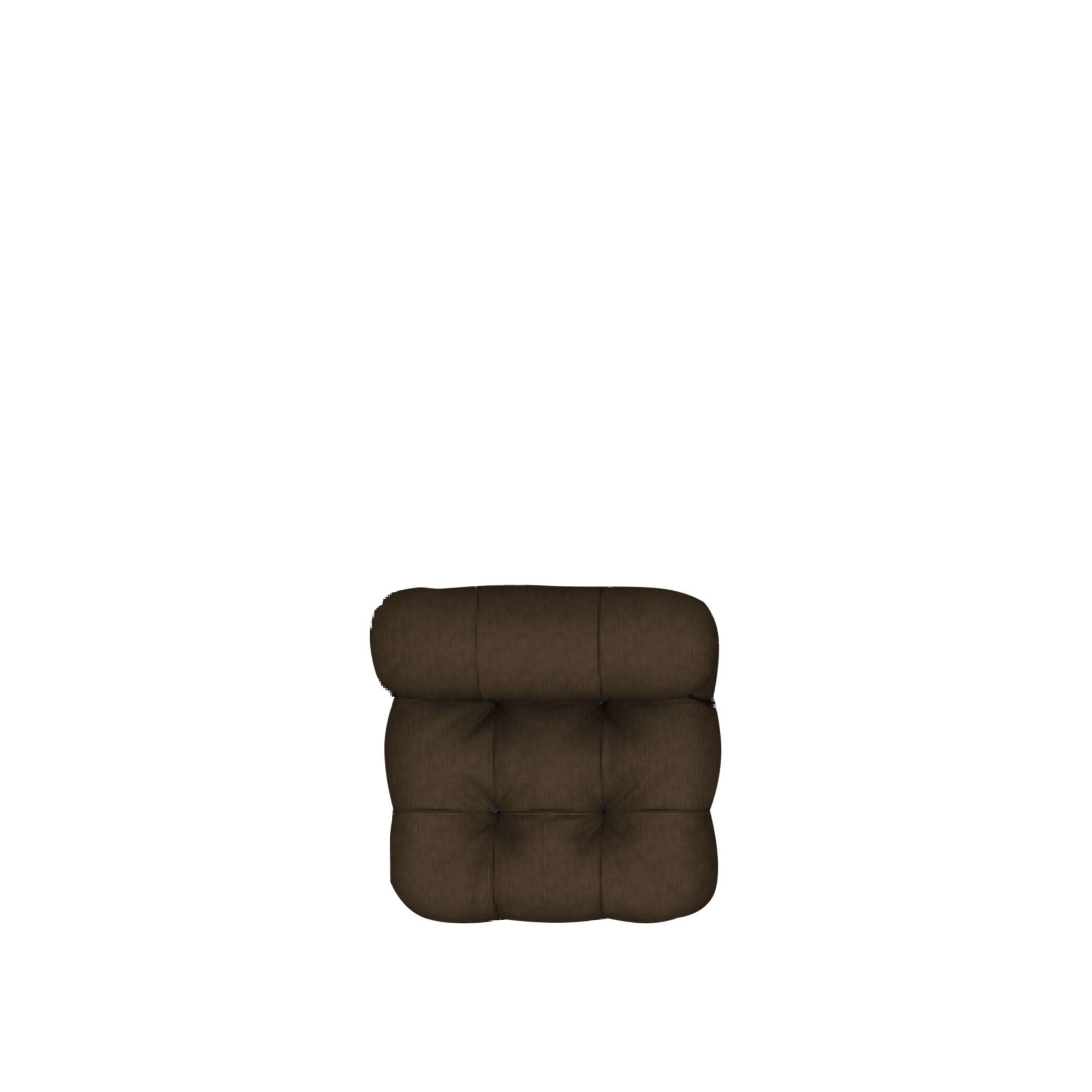 B&B Italia - Camaleonda Fåtölj Bredd 96 cm High Back, Fabric Cat. Extra Enia 400 - Fåtöljer - Mario Bellini - Grön - Metall/Trä/Textilmaterial/Syntetiskt/Plast