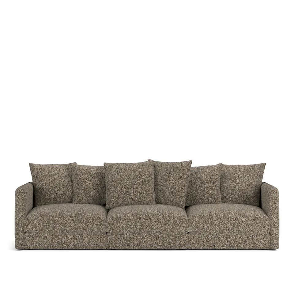 Pavarotti 3-Seater, Fixed Cover, Cushion Variant 01, Vellus 02