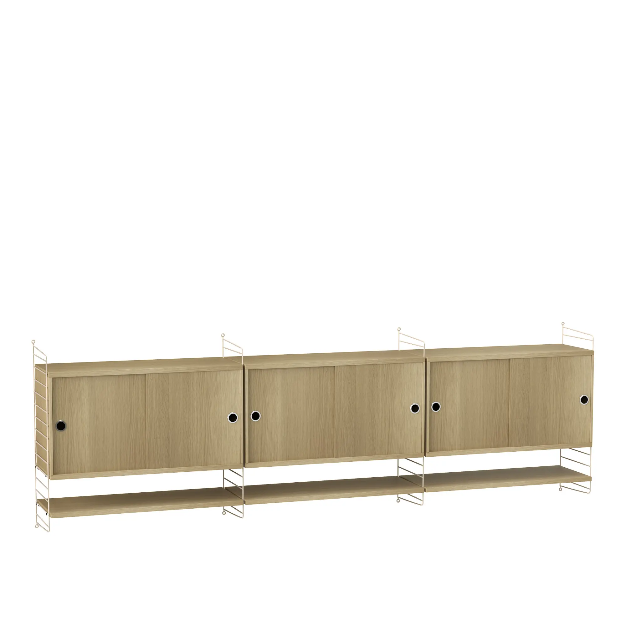 Vardagsrum Hyllsystem E Ek / Beige