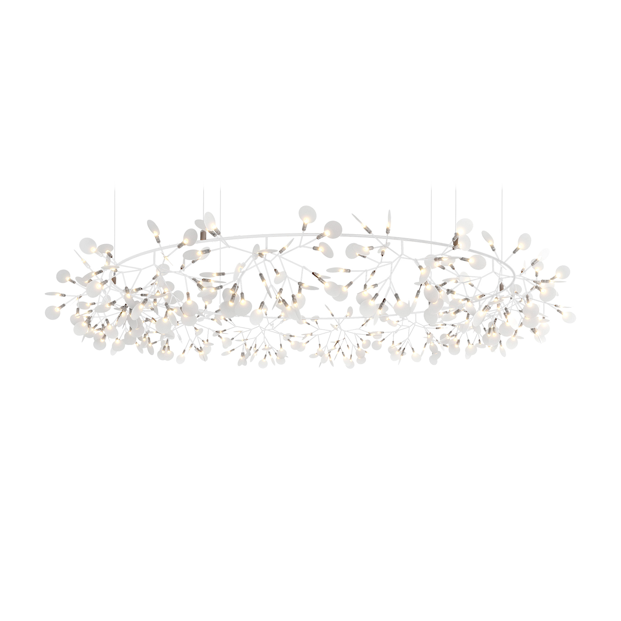 Moooi - Heracleum III, The Big O Big White - Takkronor - Bertjan Pot - Vit | Belysning - Taklampor - Takkronor | Möbelexperten