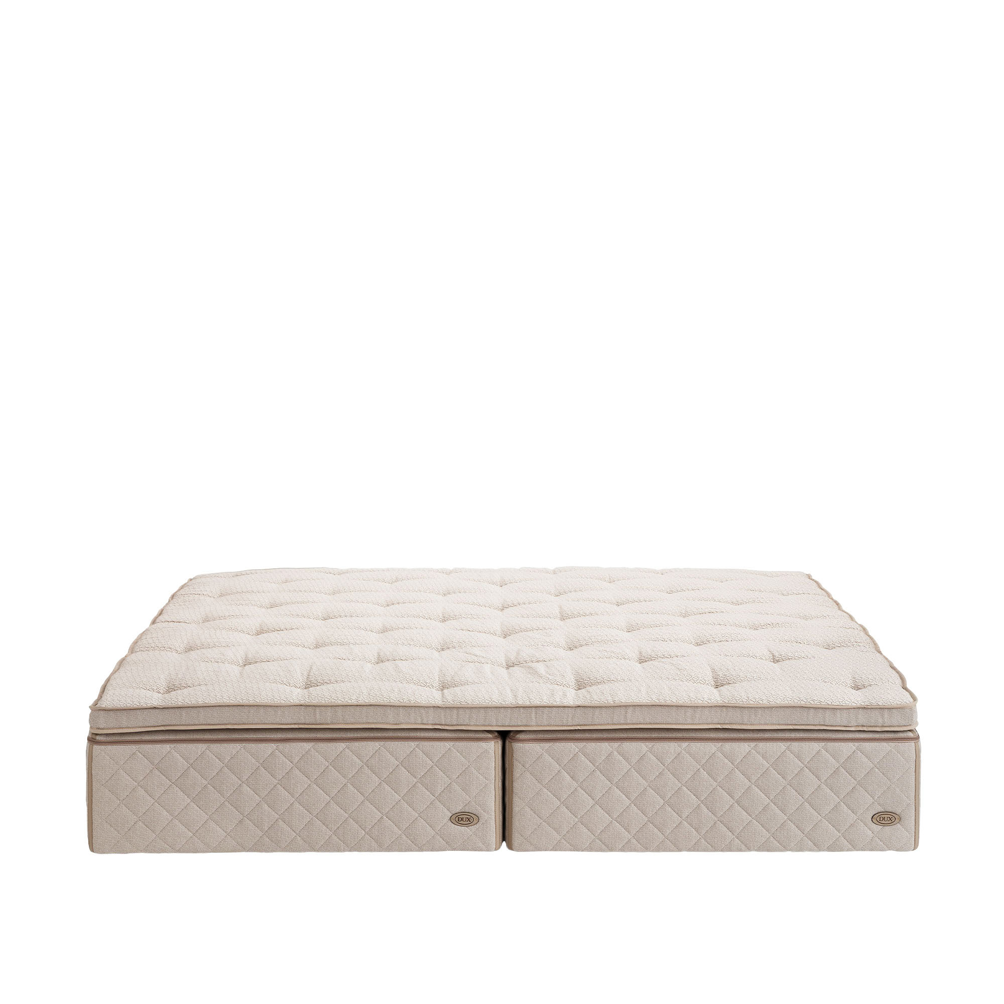 DUX - Dux 10 res&aring;rbotten medium 180x200 cm/ Top Pad B&auml;ddmadrass/ Utan s&auml;ngben - S&auml;ngar - Beige