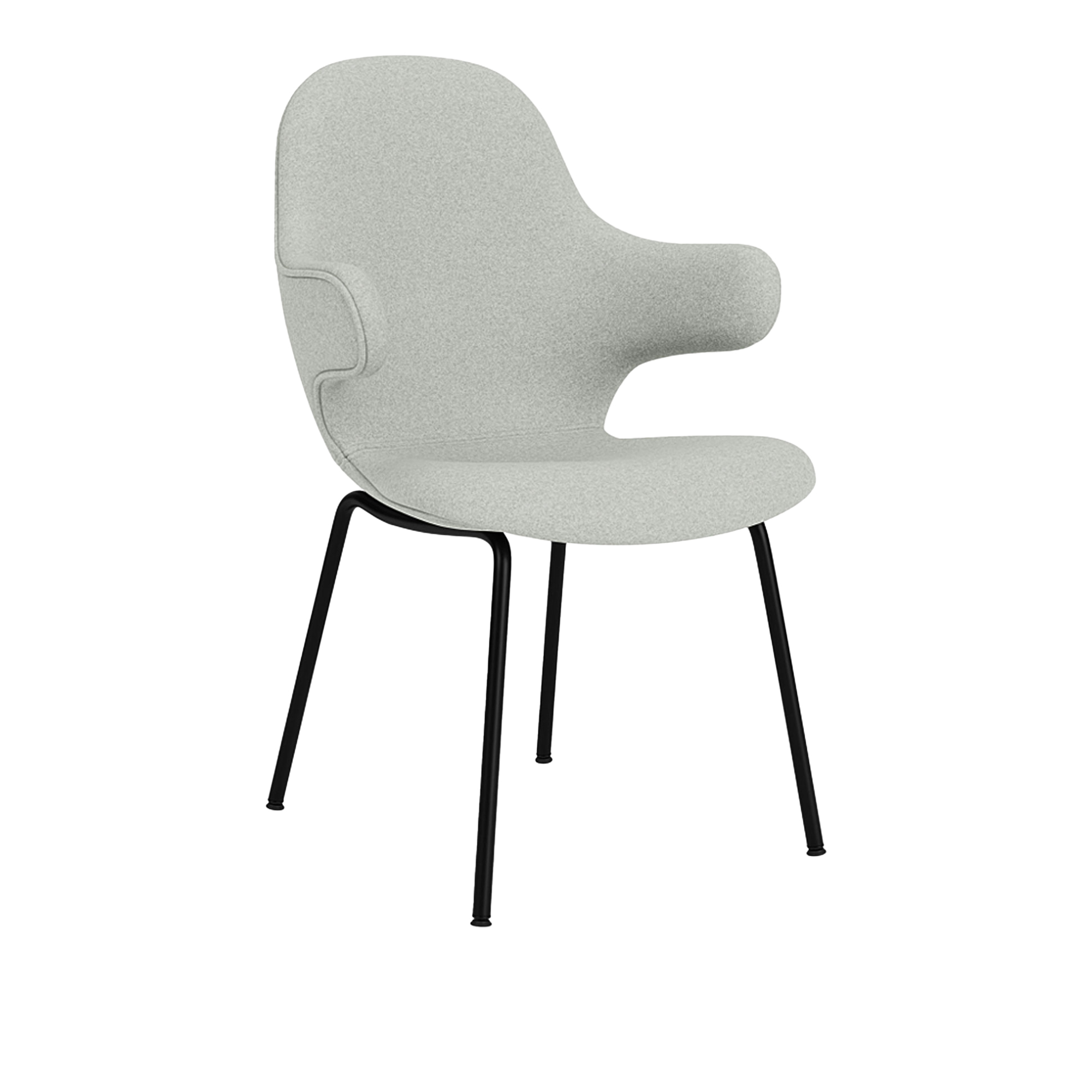 &Tradition - Catch JH15 - Black - Fabric cat.2 - Divina Melange 3 120 - Matstolar - Jaime Hayón - Metall/Textilmaterial