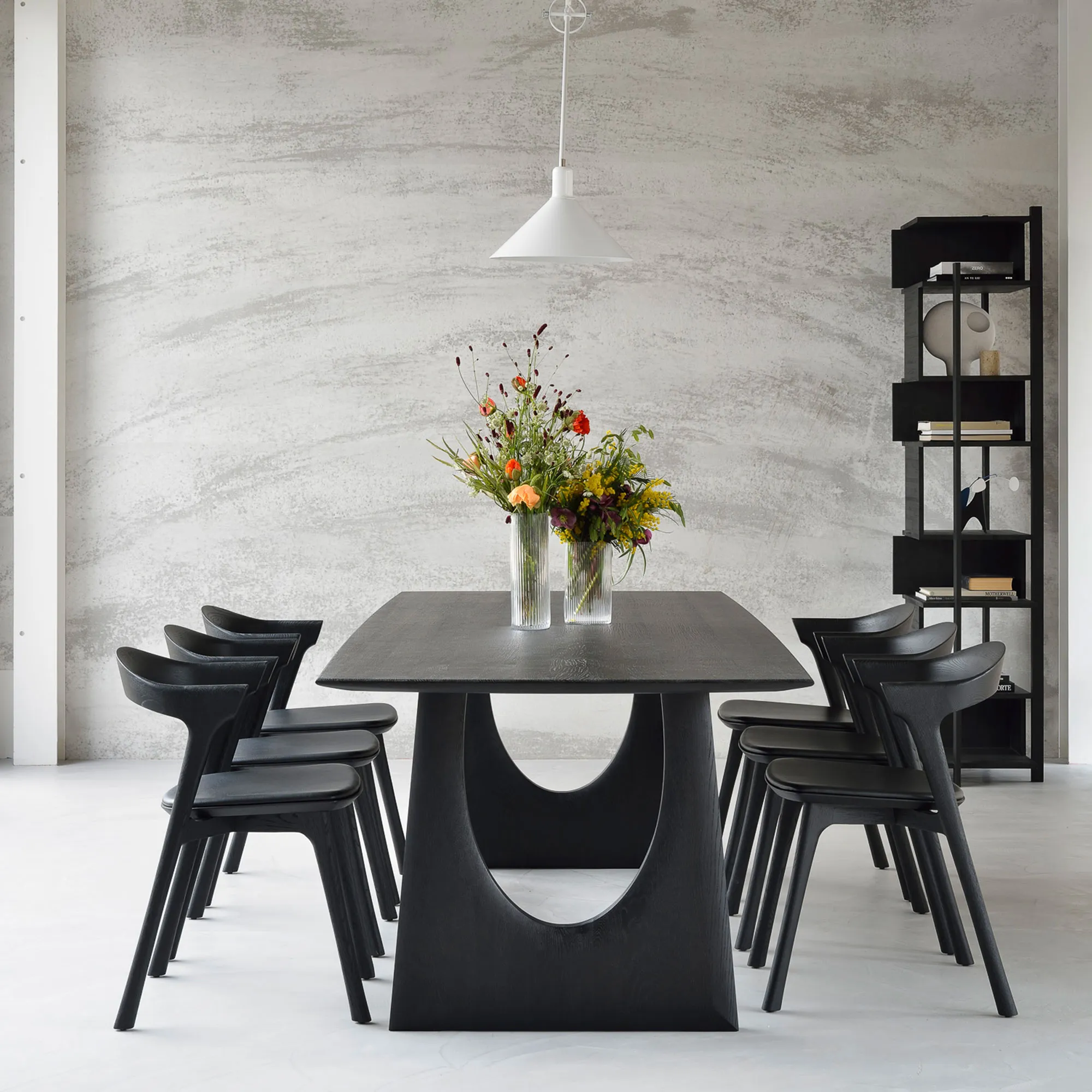Geometric Dining Table Oak