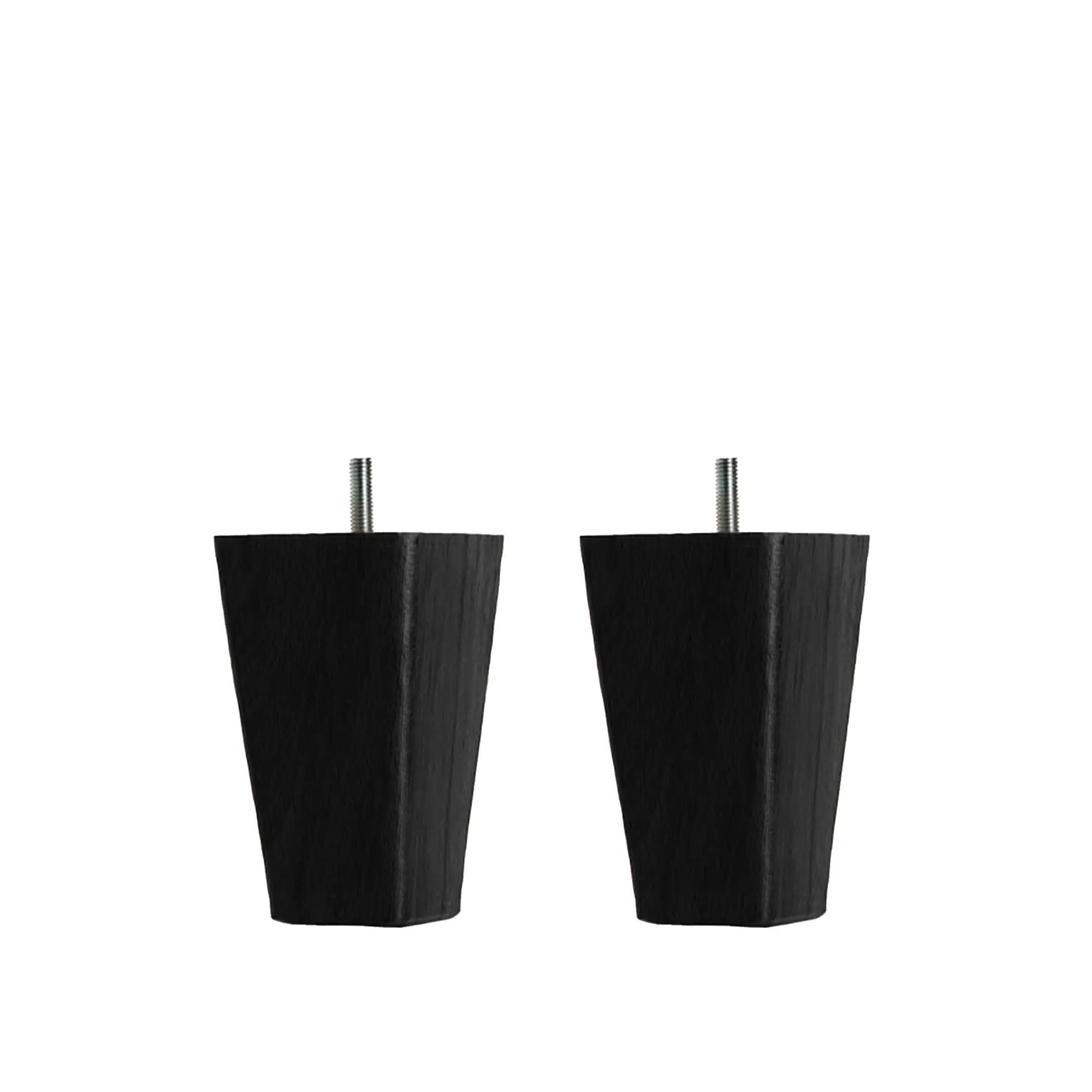 DUX Inspiration sängben koniska svart 2-pack