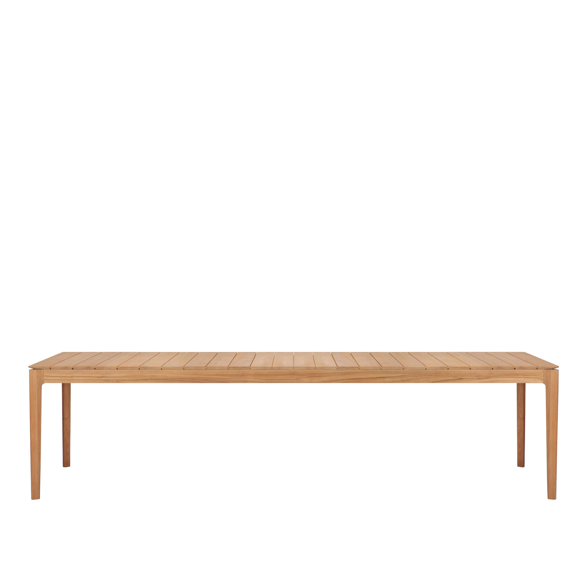 ethnicraft - bok outdoor 300x110 cm teak - matbord utomhus - träfärgad - trä