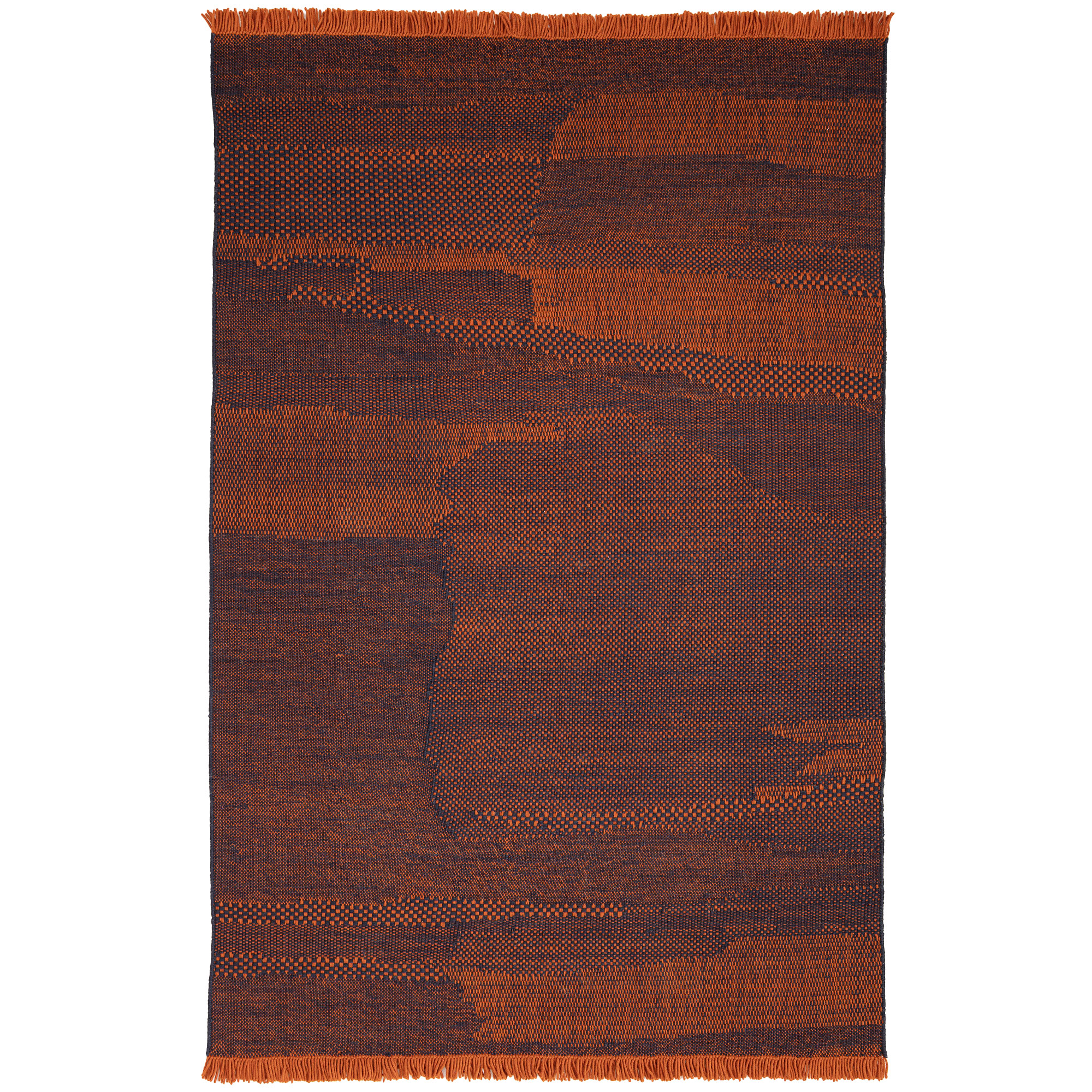 nanimarquina - wabisabi wool rug navy 170 x 240 cm - ullmattor - nani marquina - blå