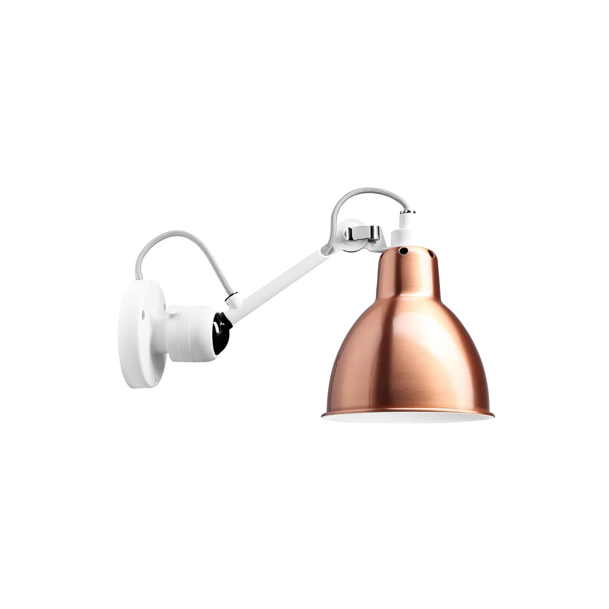 Lampe Gras No304 - Round - Vit bas