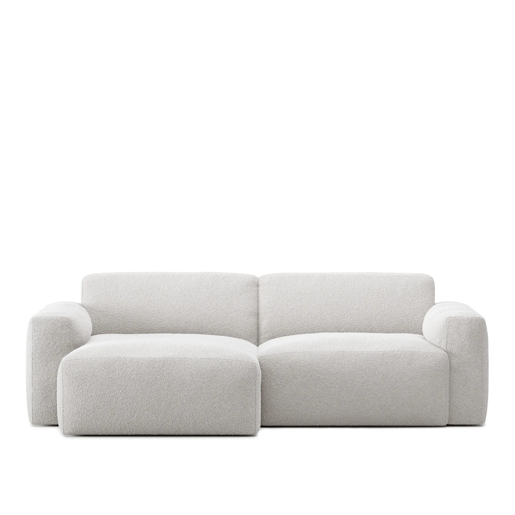 Brick 2-Seater Chaise Lounge Left