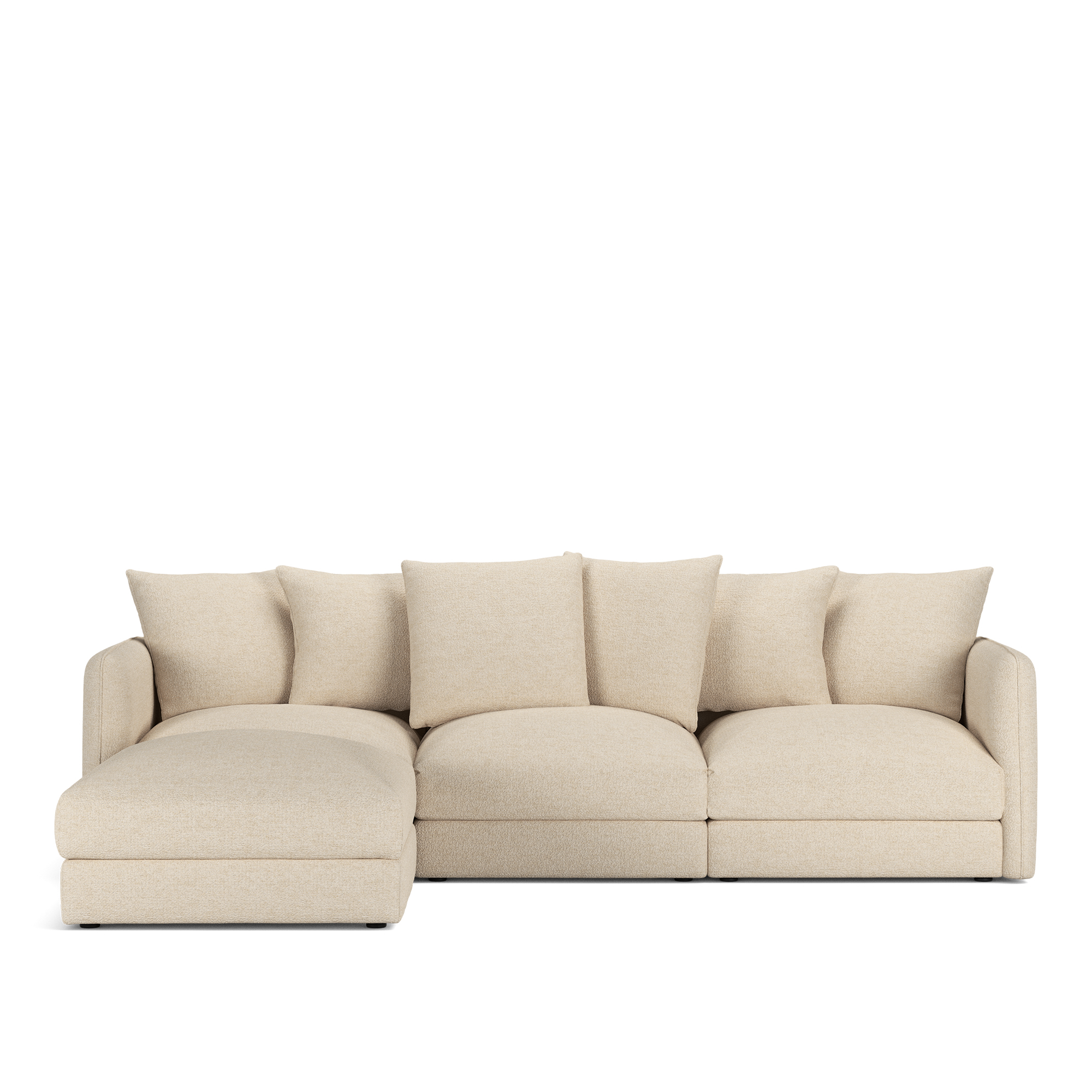 NOGA - Pavarotti 3-Seater with Ottoman Lucinasco 20 Fixed Upholstery - Soffor