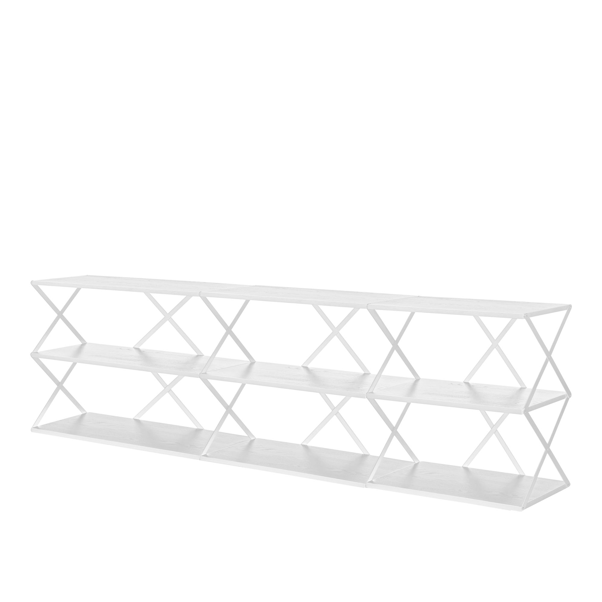 HEM - Lift Shelf 9 - White - Hyllsystem - Staffan Holm - Vit - Metall/Trä