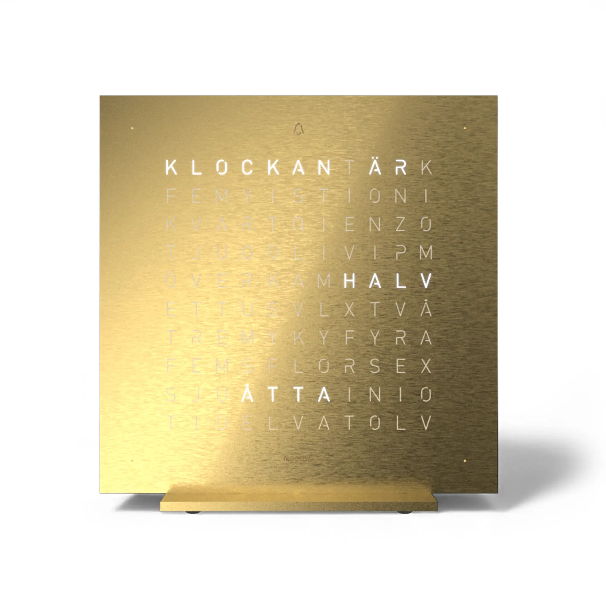 Qlocktwo Earth 13,5 – Golden Legend