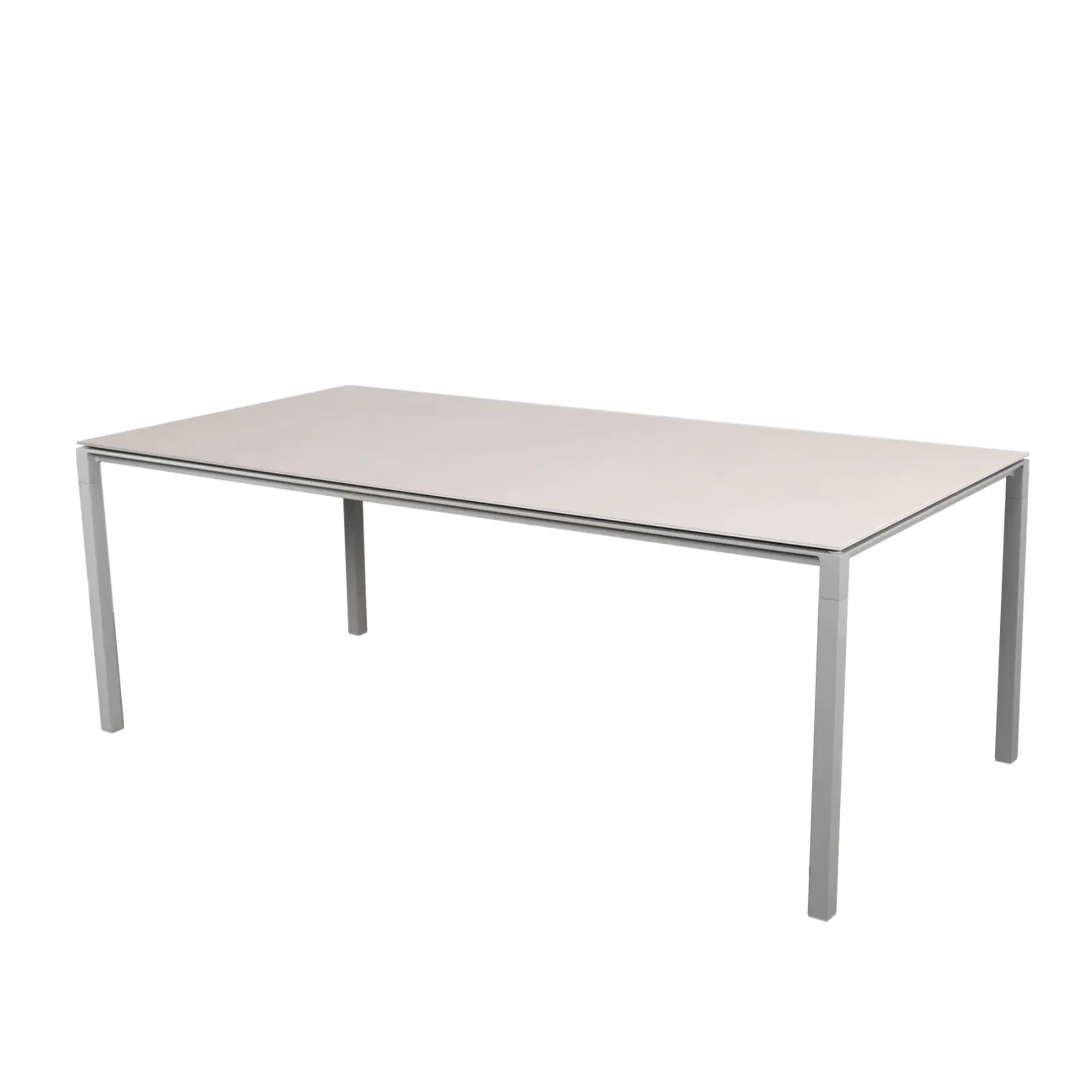 Pure matbord 280x100 cm Light Grey