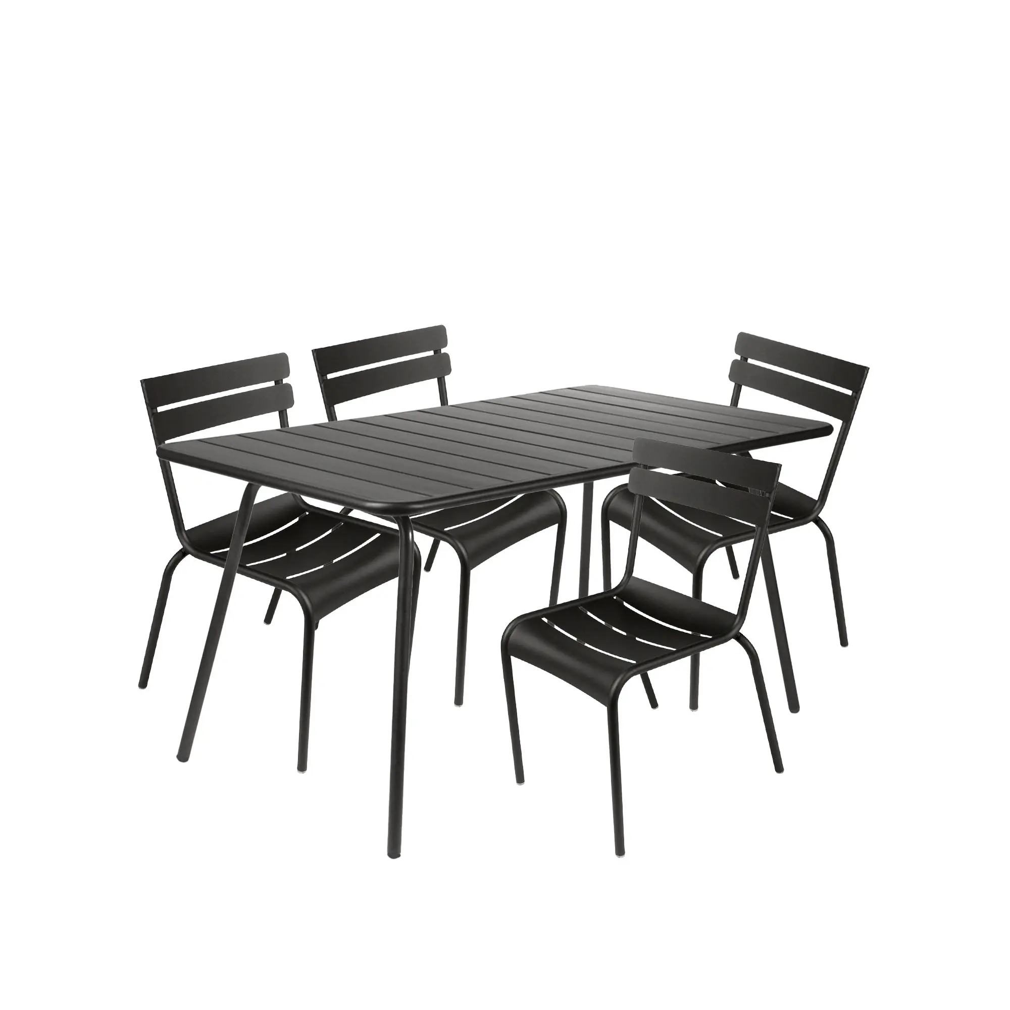 Luxembourg spisegruppe bord & 4 stoler