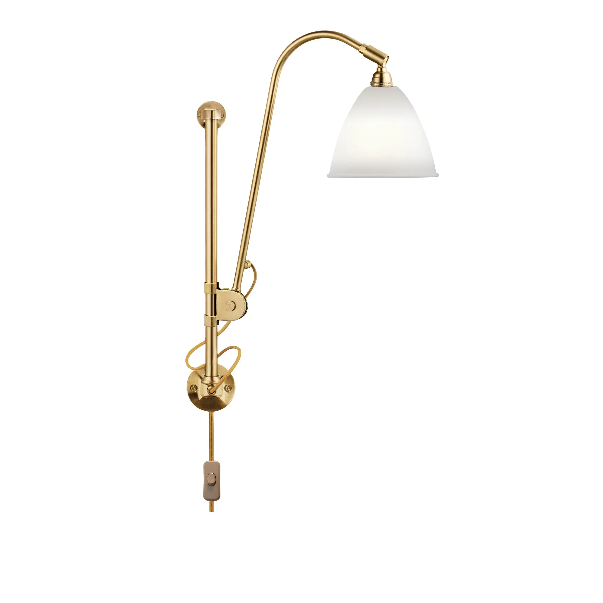 Bestlite BL5 vegglampe messing