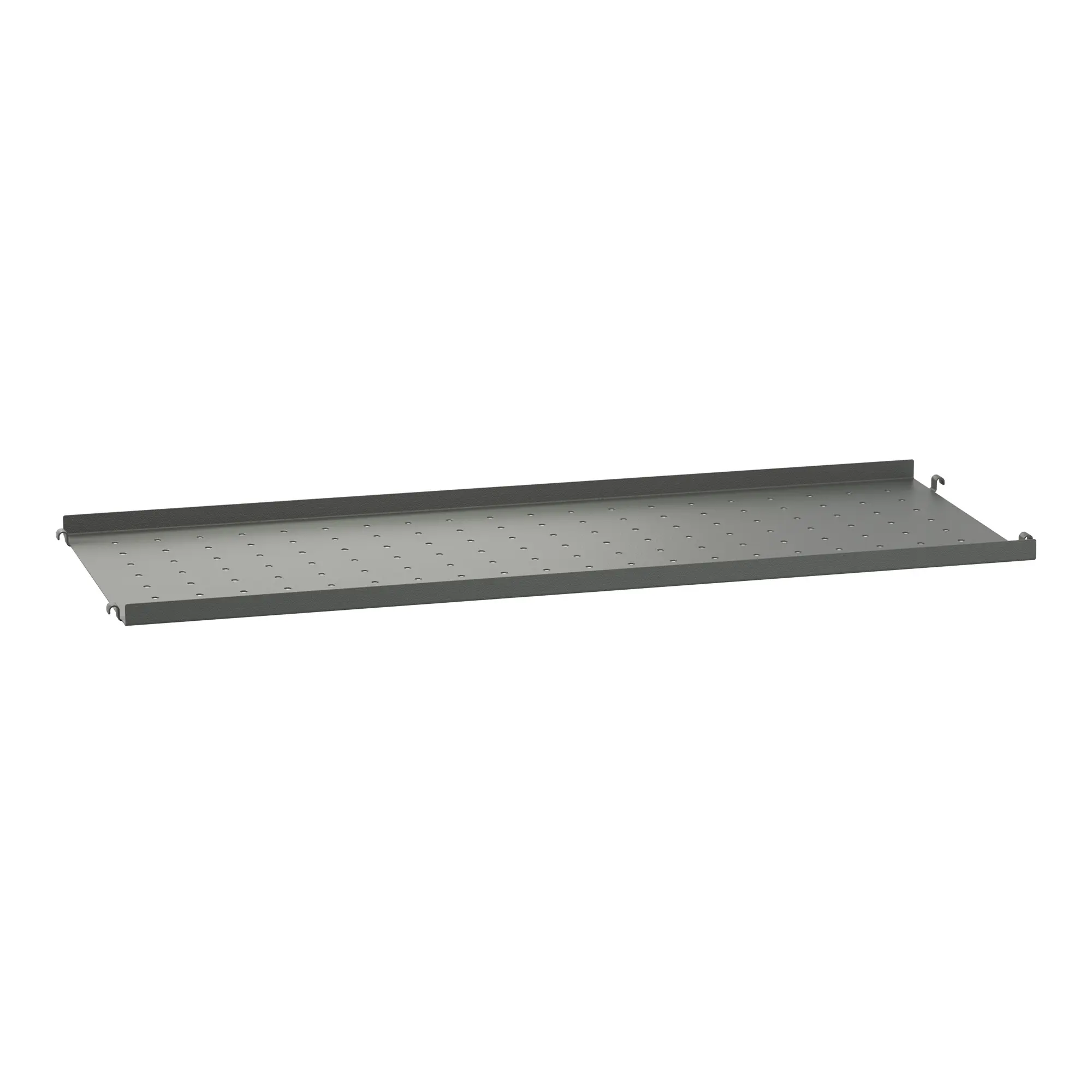 Metallhyllplan 78x30cm låg kant