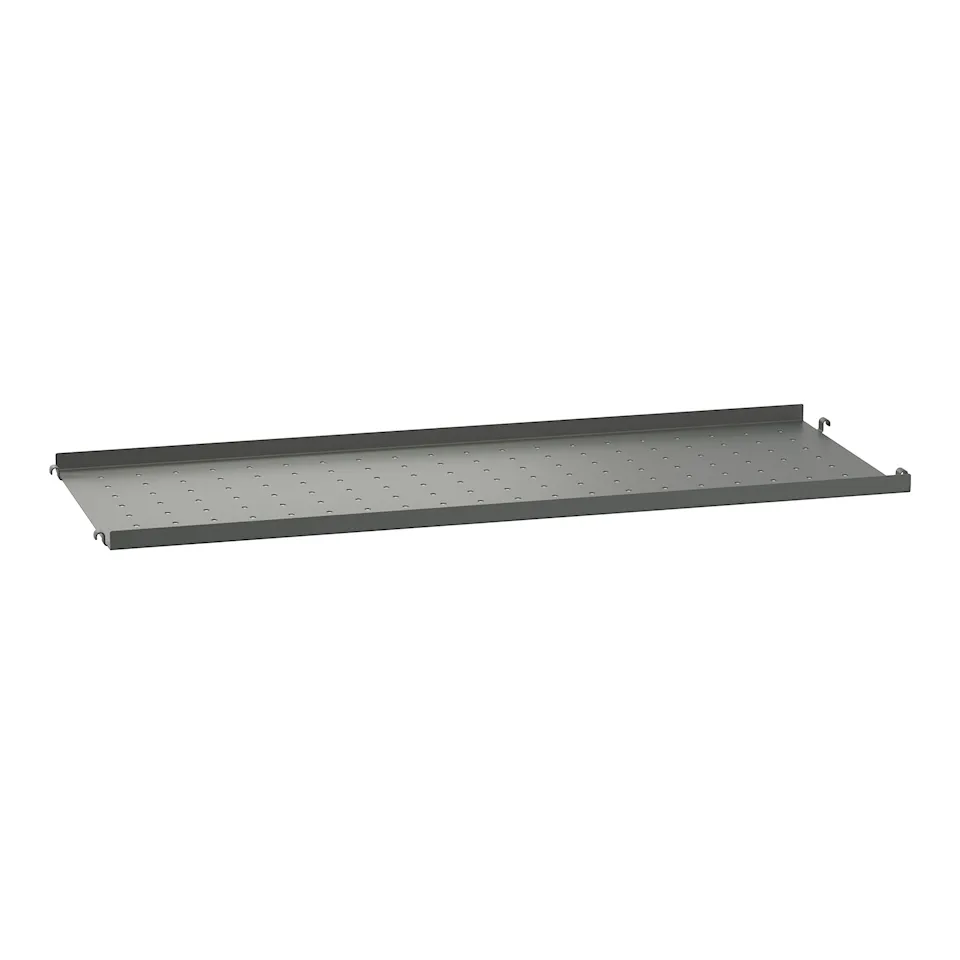 Metallhyllplan 78x30cm låg kant