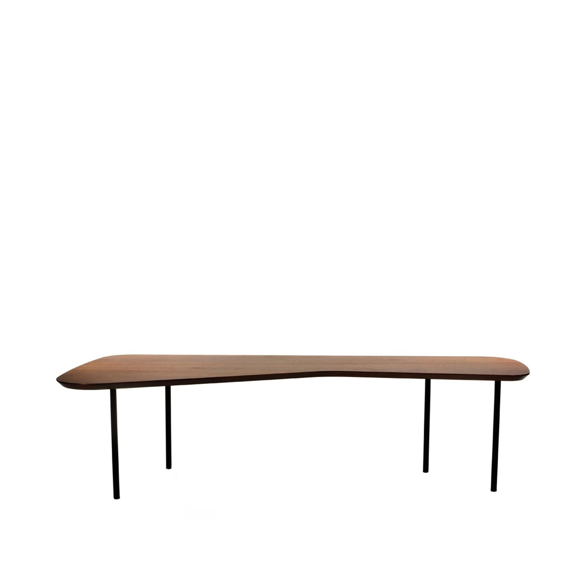 Knoll - Alexander Girard Low Coffee Table, Höjd 35 cm, skiva i Naturlig ek - Soffbord - Alexander Hayden Girard - Träfärgad - Metall/Trä