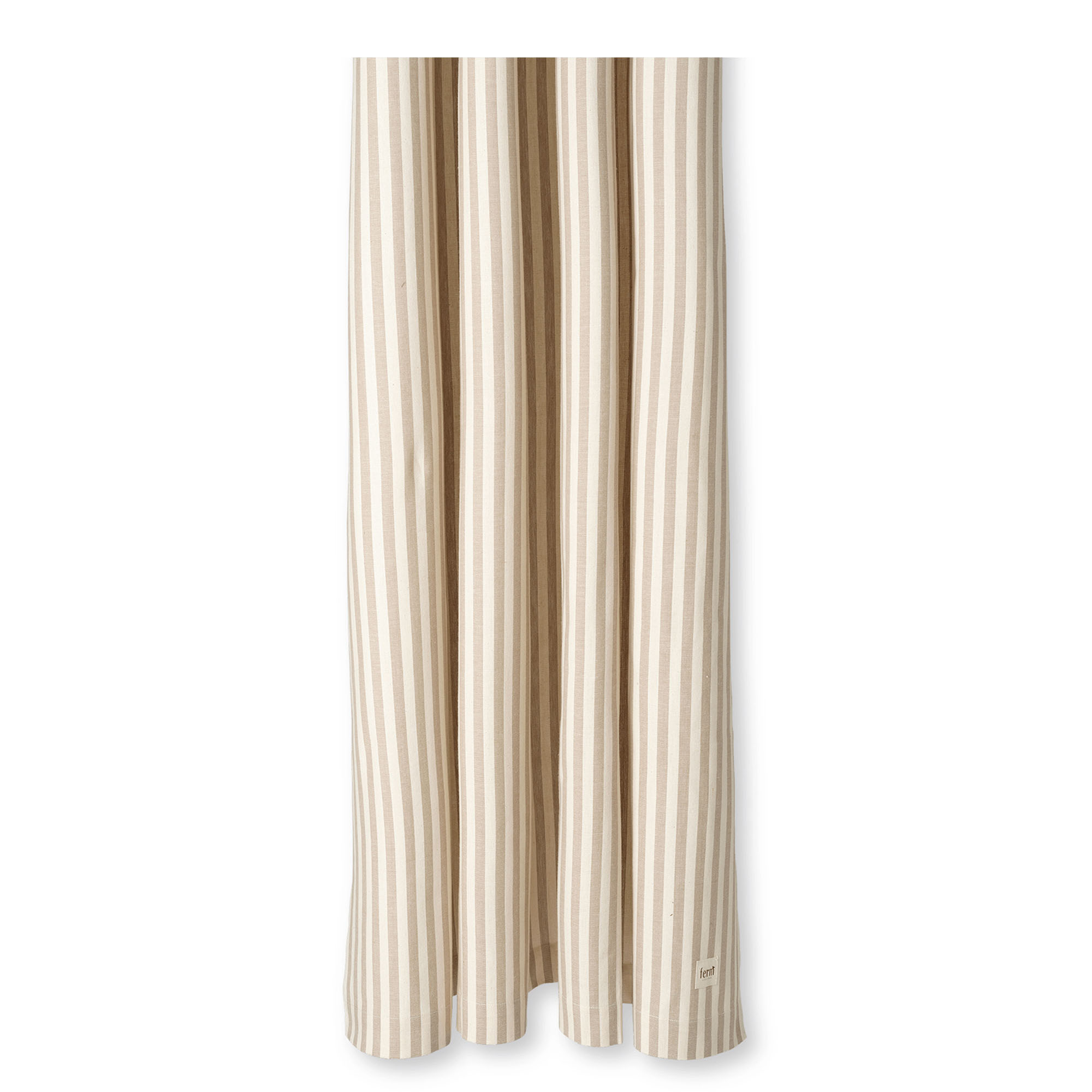 Ferm Living - Chambray Shower Curtain Sand / Off White - Handdukar och badlakan - Beige | Textilier - Badrumstextilier - Handdukar Och Badlakan | Möbelexperten