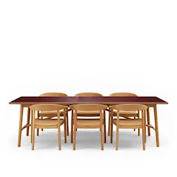Sticks tuintafel & Majestic stoelen 6-delige set