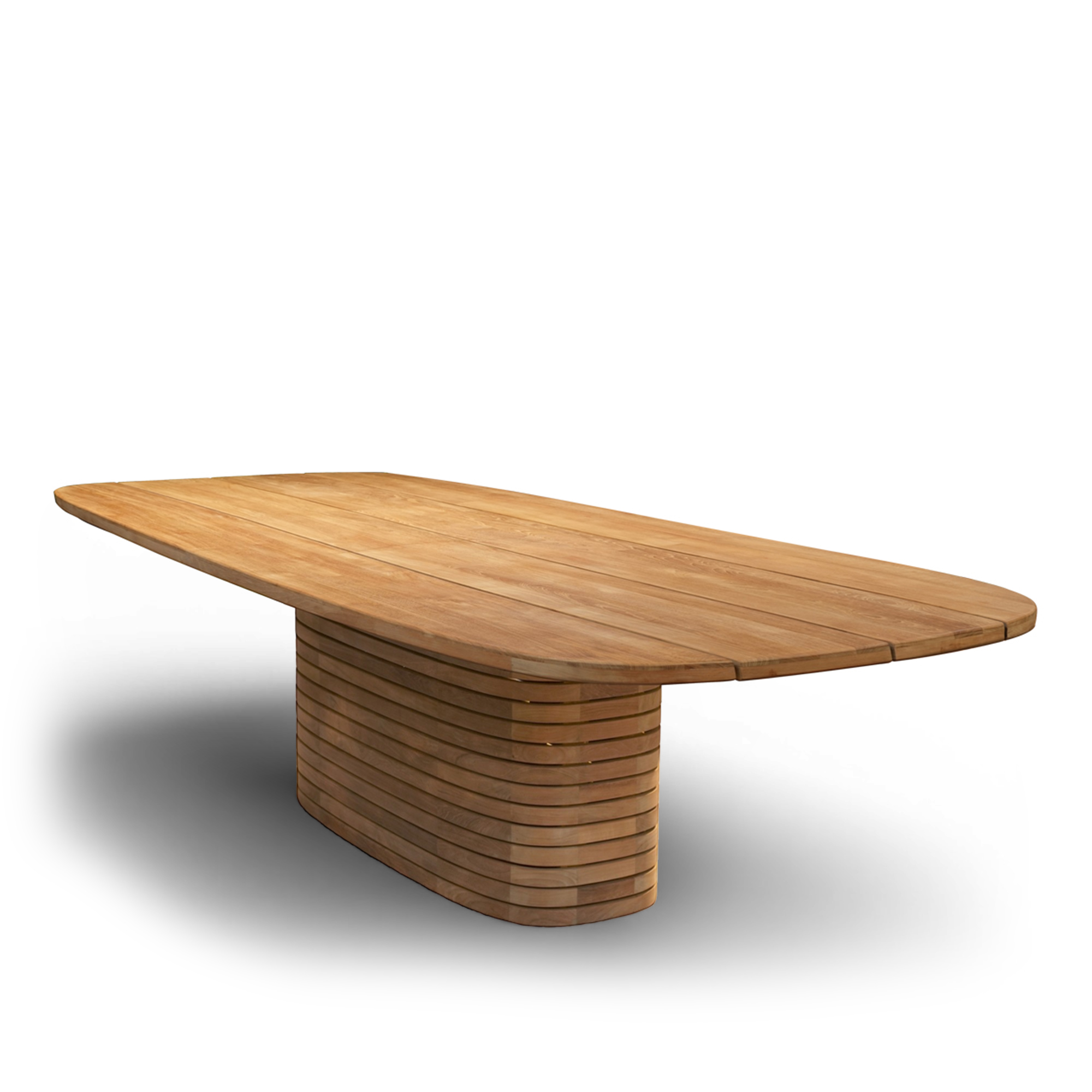 Cane-Line - Mellow outdoor dining table 300 x 130 cm &ndash;&nbsp;Teak - Matbord utomhus - Tr&auml;