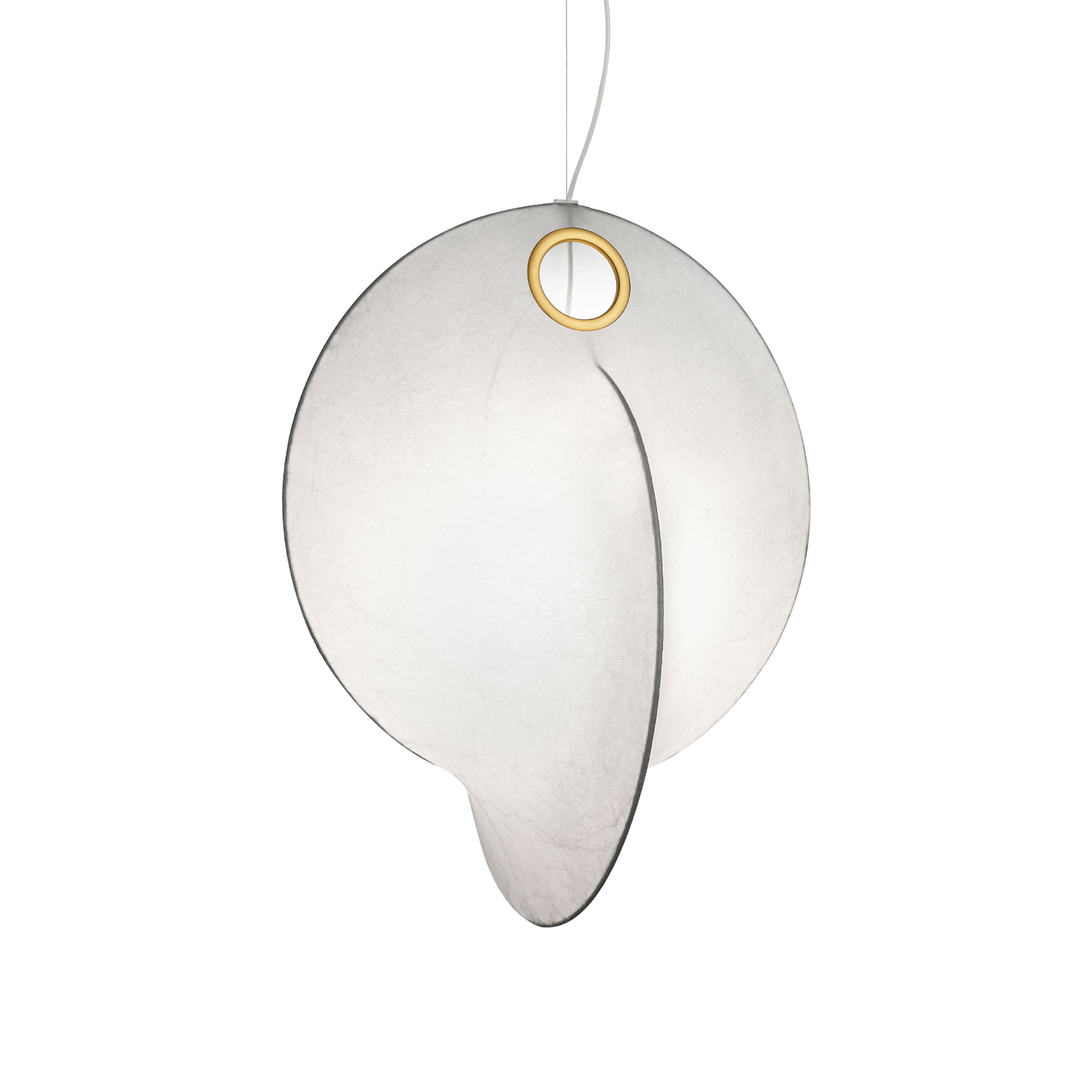Flos - Overlap Suspension 1 - Pendellampor - Michael Anastassiades - Vit | Belysning - Taklampor - Pendellampor | Möbelexperten