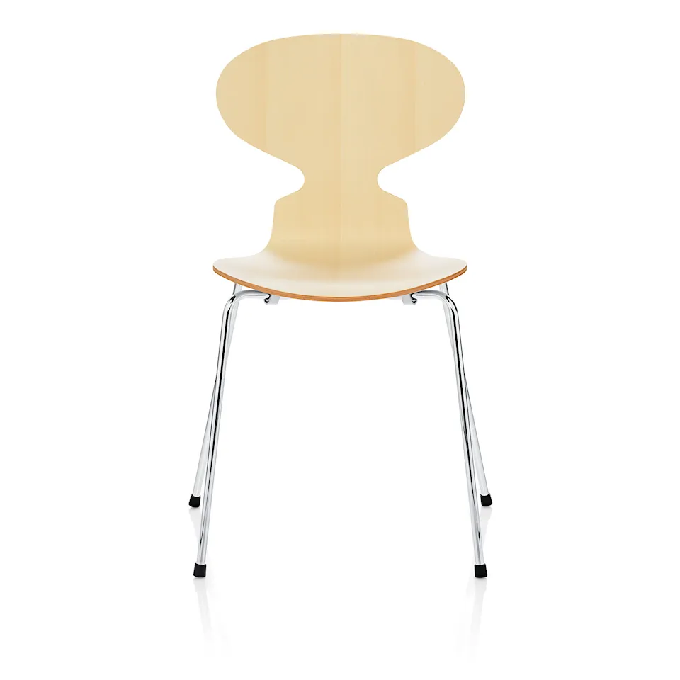 3101 Myran stol Clear Lacquered Veneer Chrome